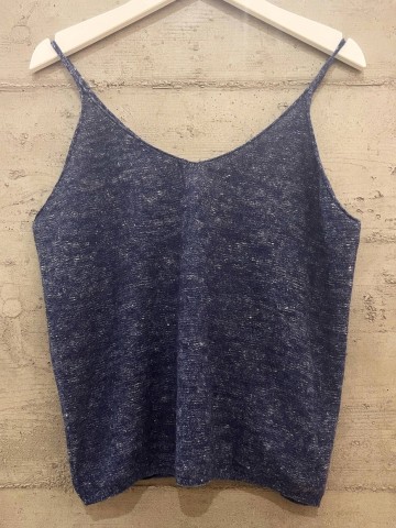 Knit Top Agnes azul Jungle Folk