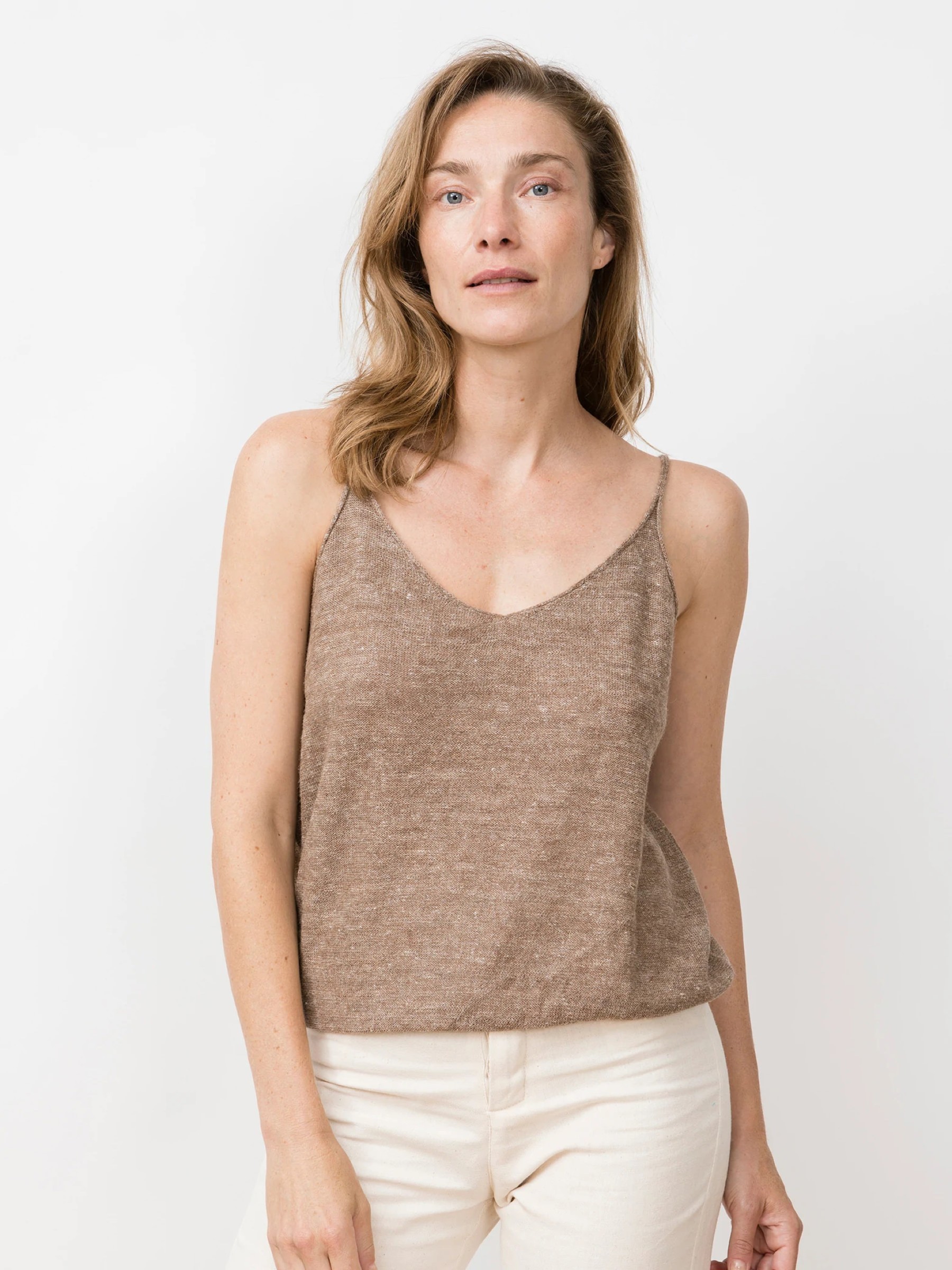 Knit Top Agnes cafe Jungle Folk