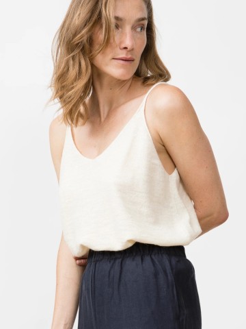 Knit Top Agnes ivory Jungle Folk