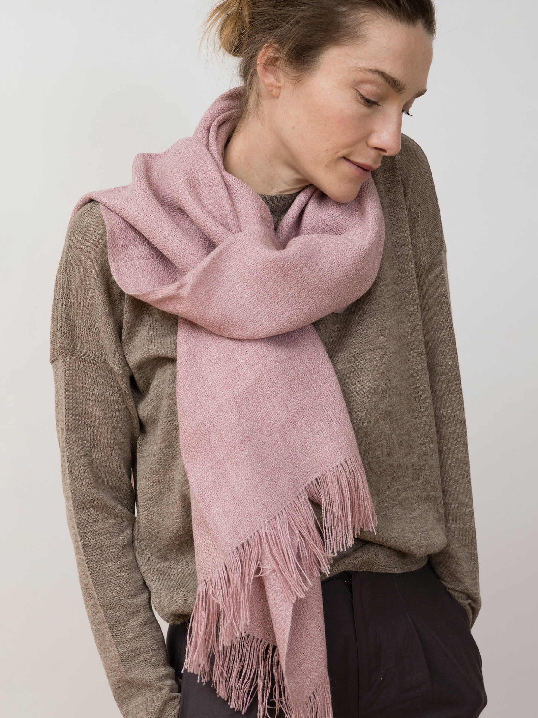 Schal Malala Handloom Scarf himalaya pink Jungle Folk