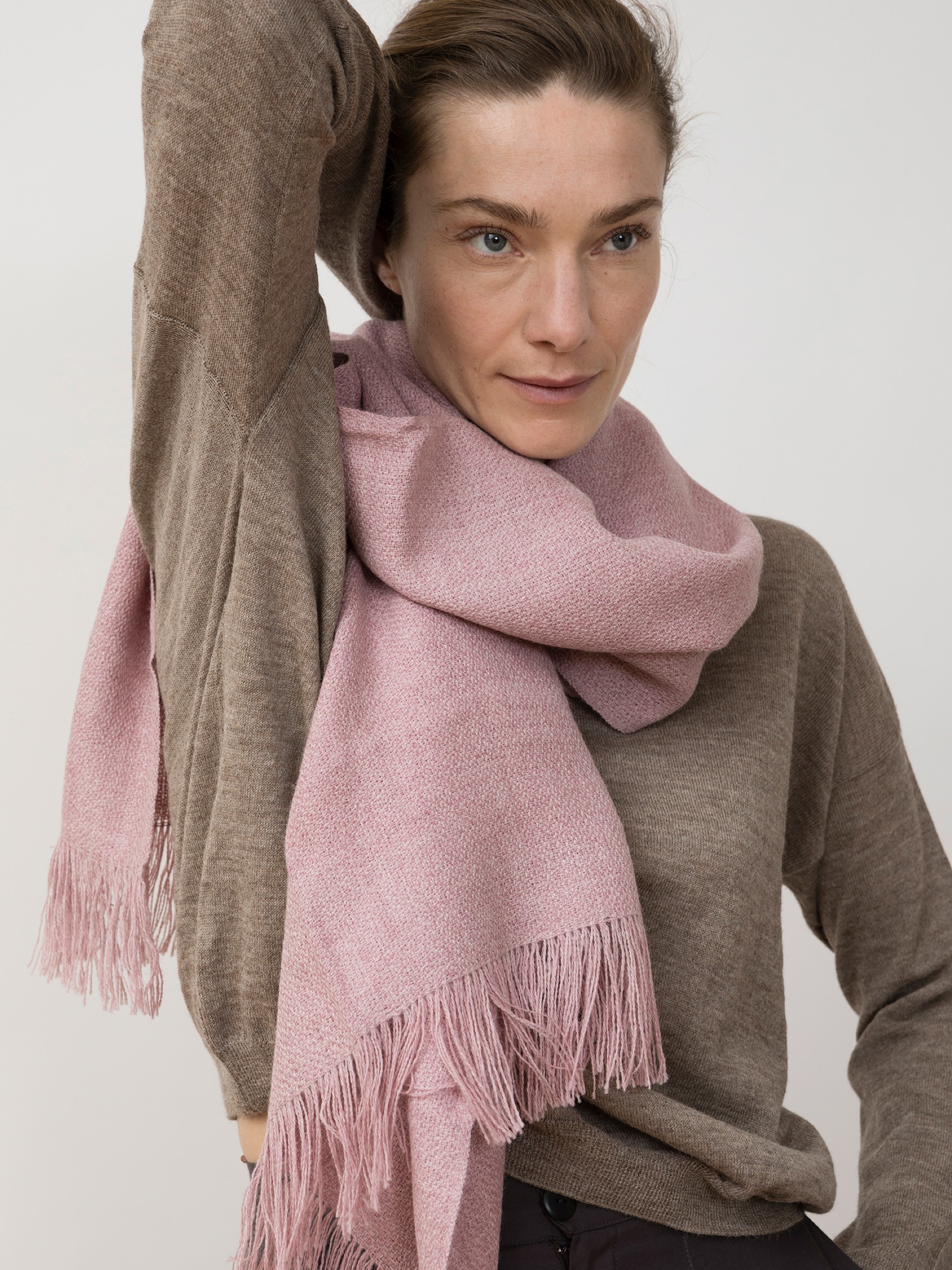 Schal Malala Handloom Scarf himalaya pink Jungle Folk