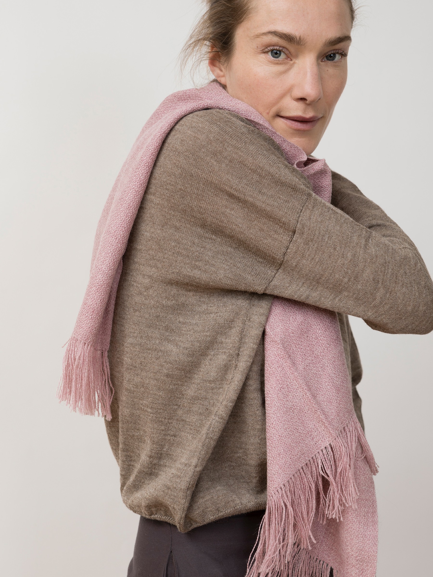 Schal Malala Handloom Scarf himalaya pink Jungle Folk