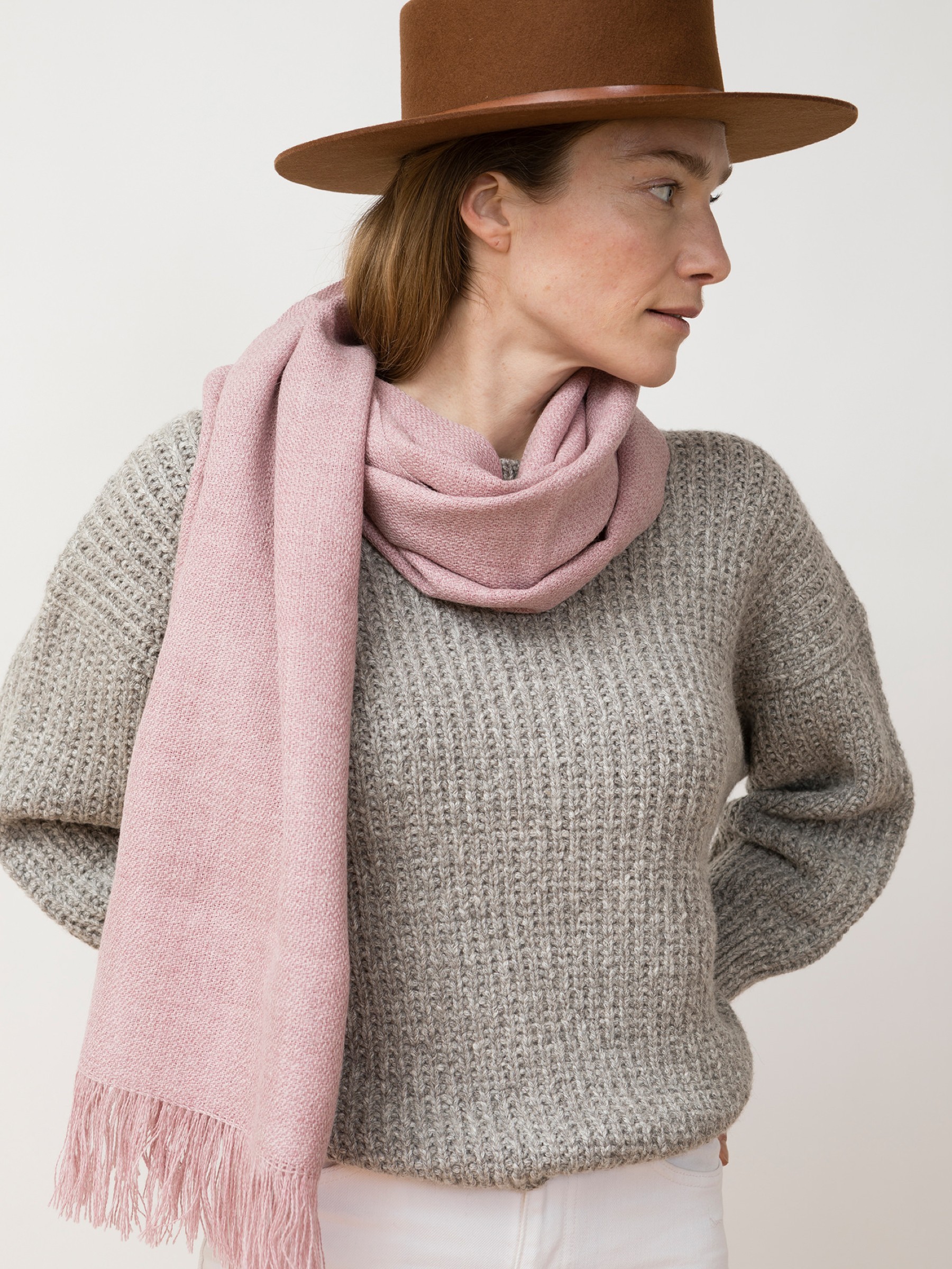 Schal Malala Handloom Scarf himalaya pink Jungle Folk