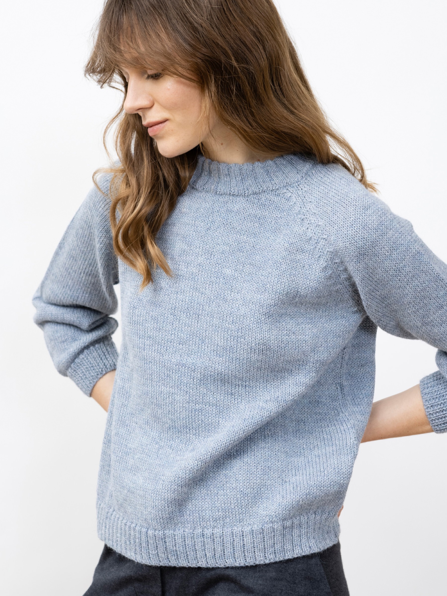 Strickpullover Ximena Sweater cloudy blue Jungle Folk