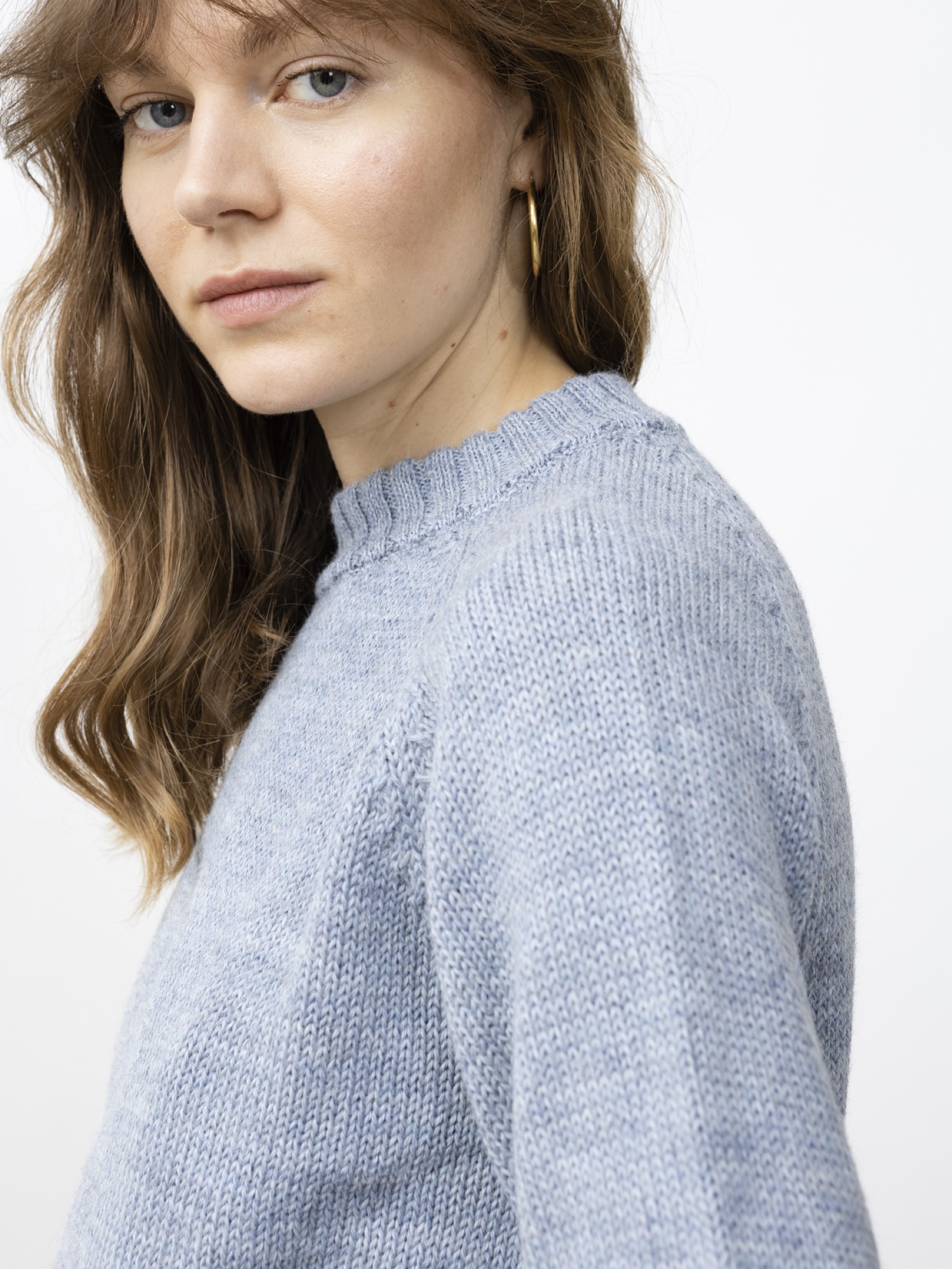 Strickpullover Ximena Sweater cloudy blue Jungle Folk