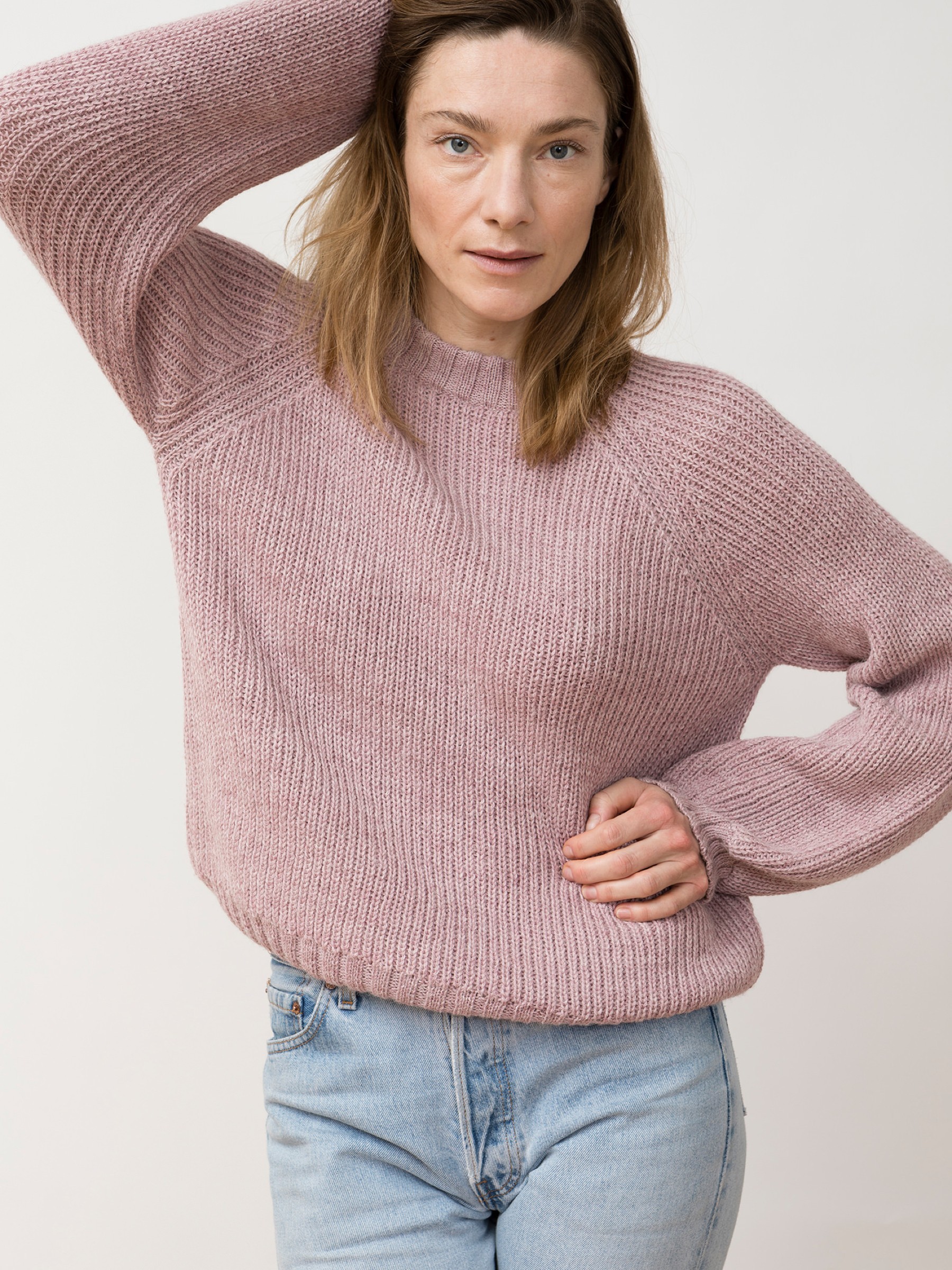 Strickpullover Ximena Sweater himalaya pink Jungle Folk