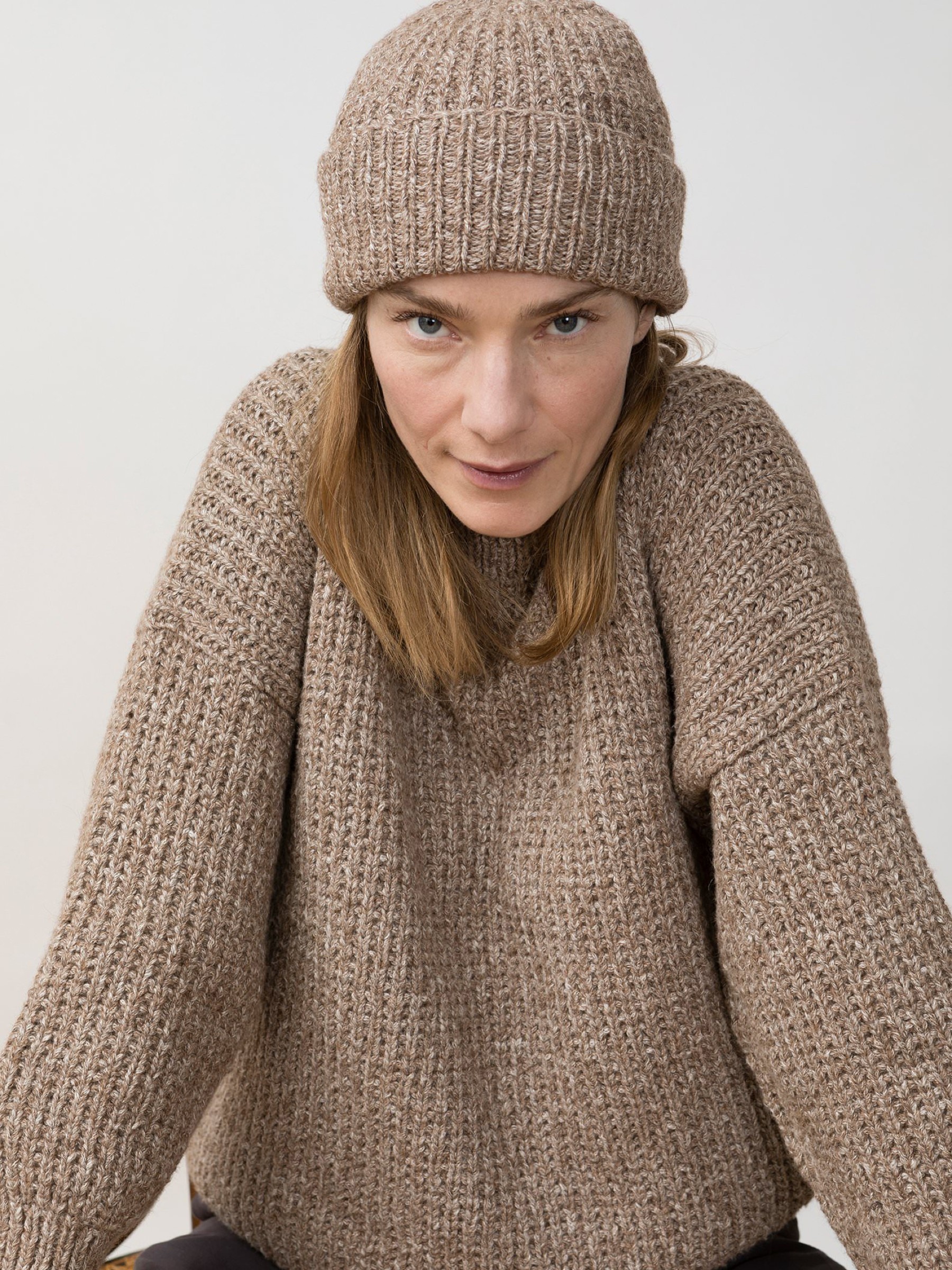 Mütze Puno Beanie mokka Jungle Folk