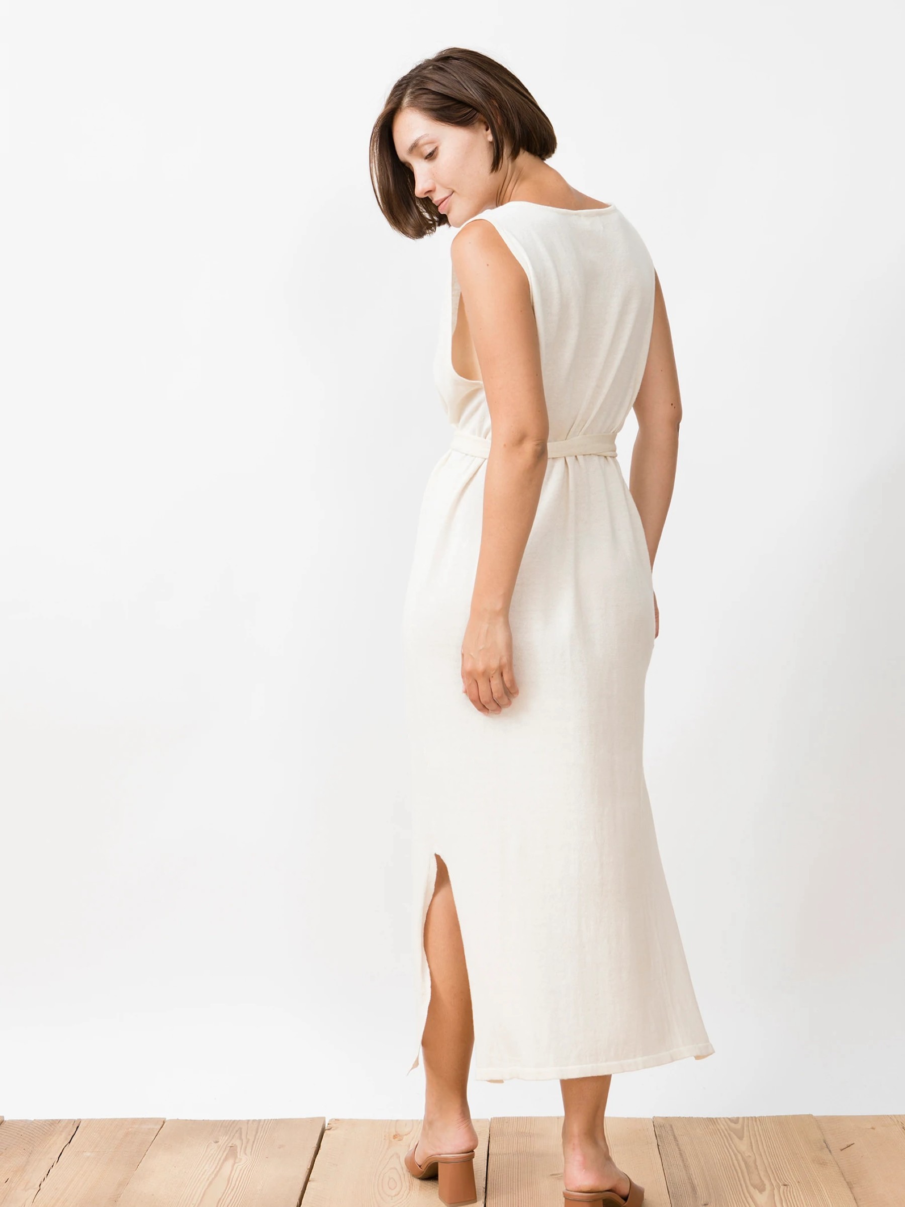 Kleid Knit Dress Frida ivory Jungle Folk