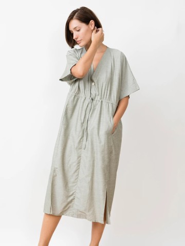 Kleid Oaxaca Dress sage Jungle Folk