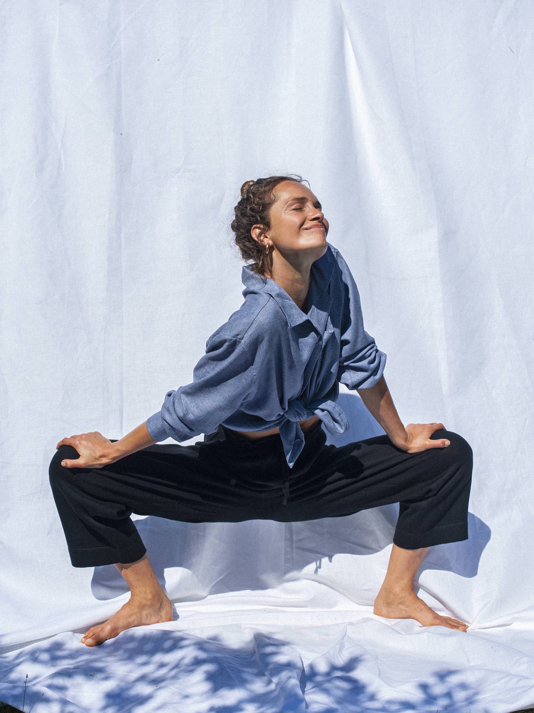 Bluse Camille Unisex Blouse heather blue Jungle Folk