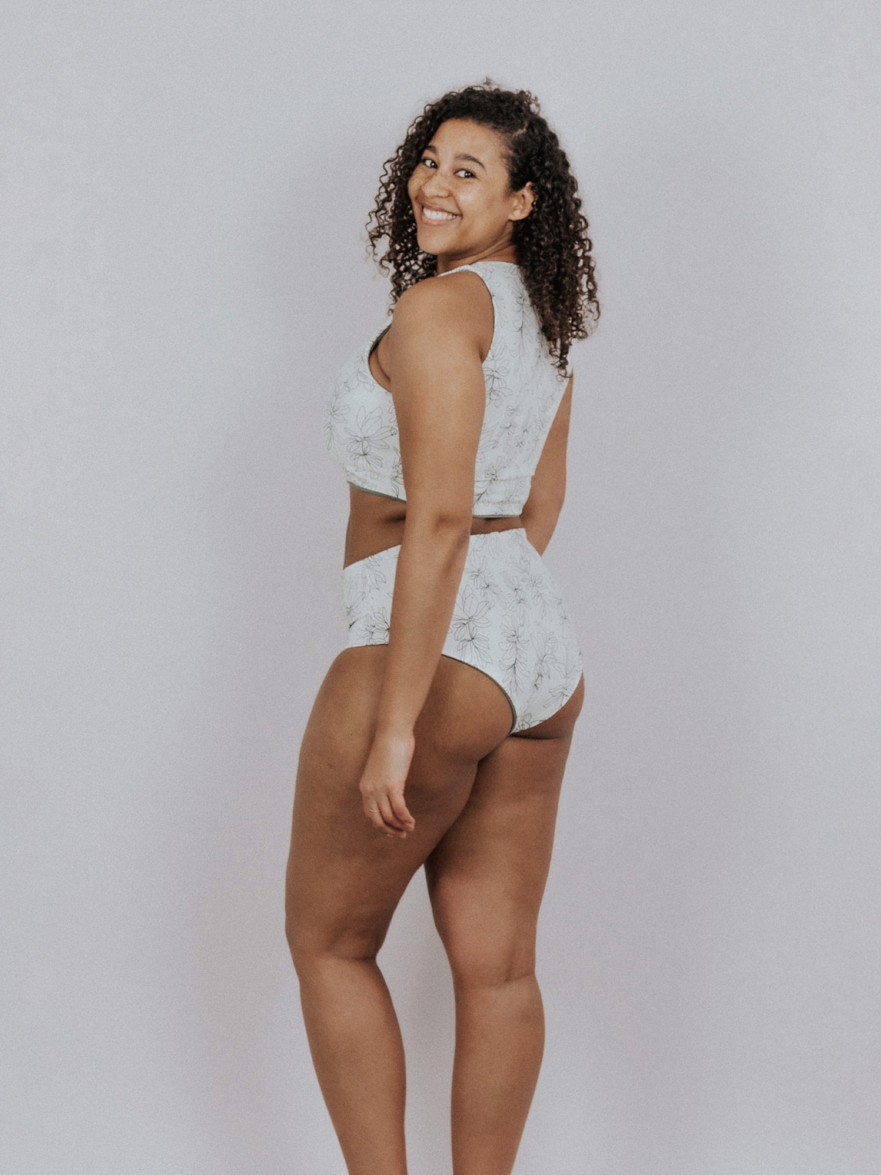 Badehose Goya Bottom olive forest Pura