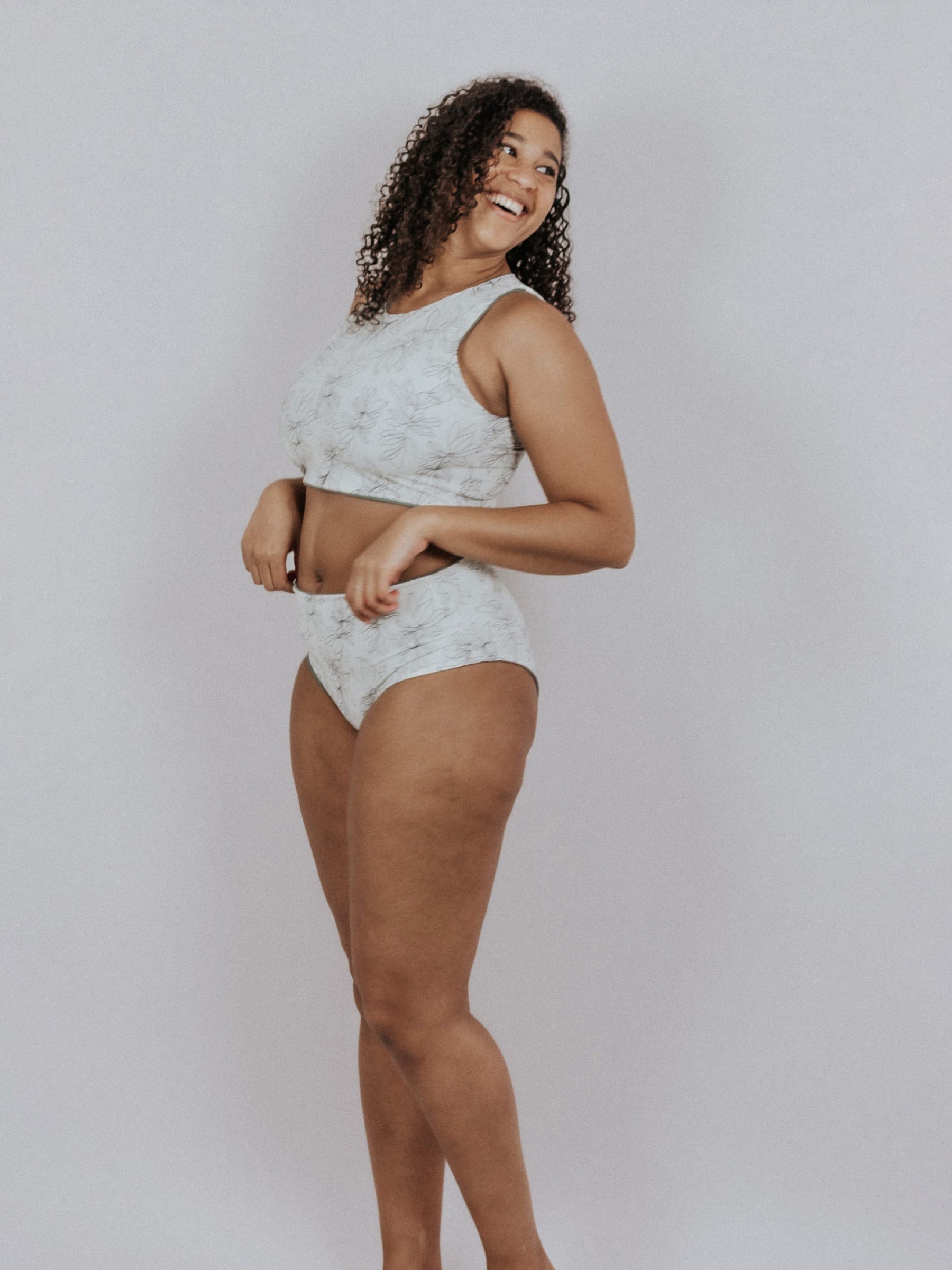 Badehose Goya Bottom olive forest Pura