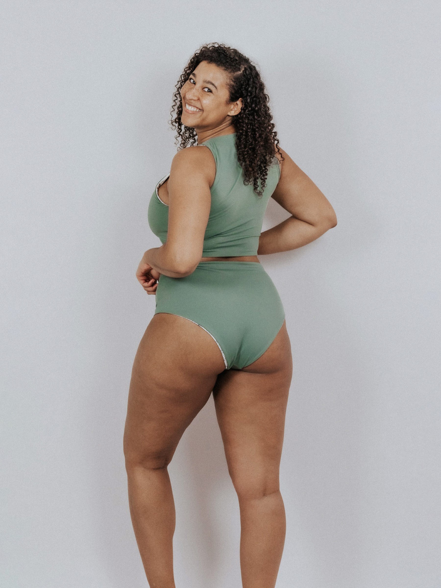 Badehose Goya Bottom olive forest Pura