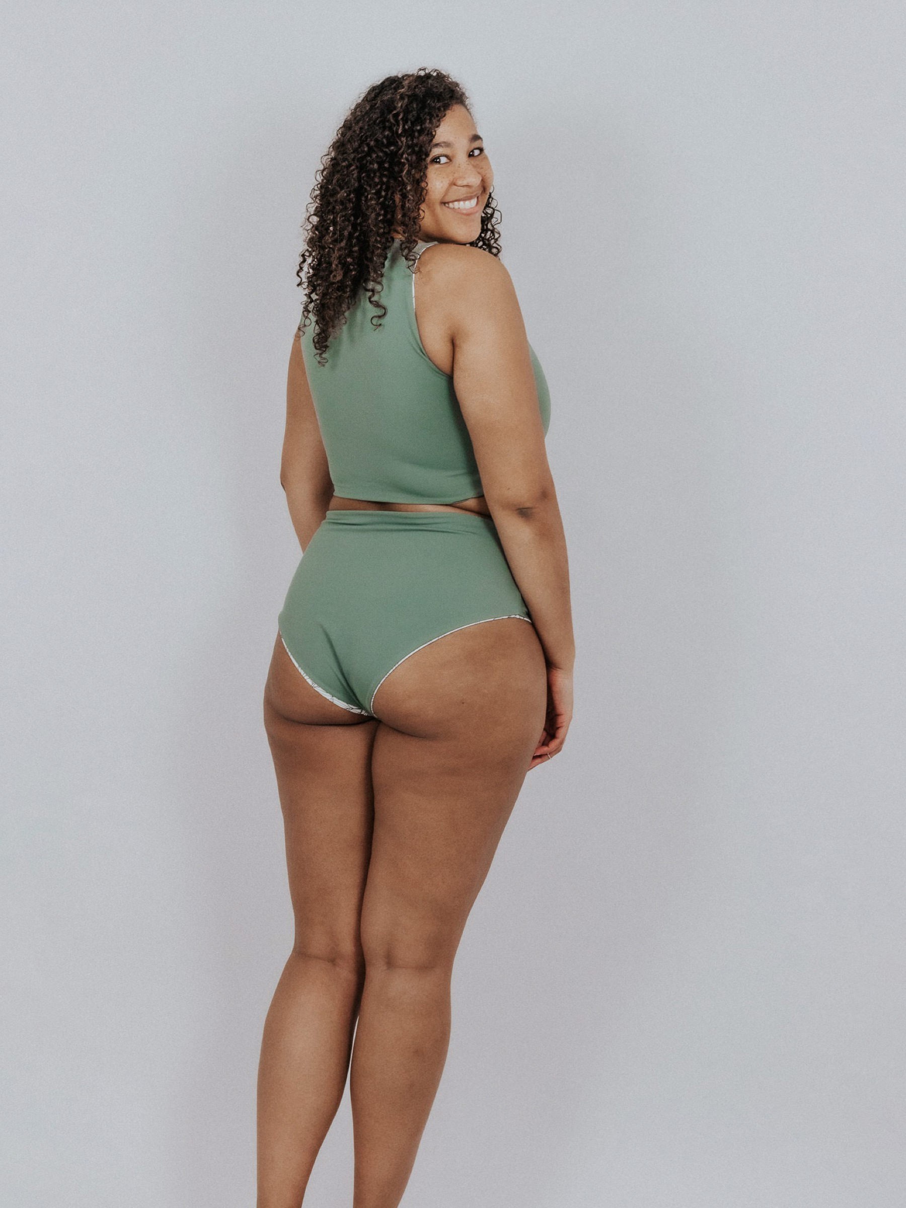 Badehose Goya Bottom olive forest Pura