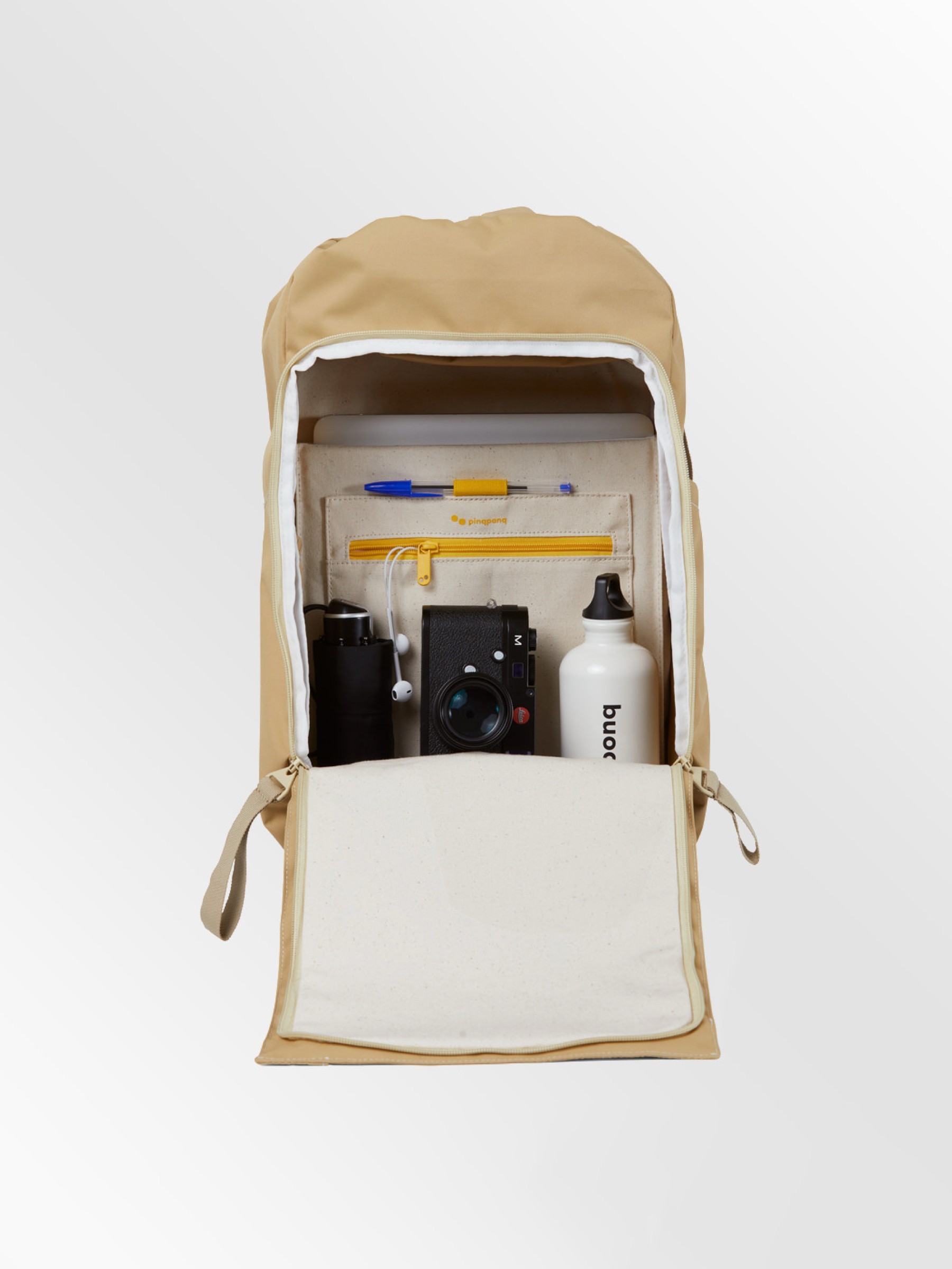 Rucksack Kalm conscious khaki pinqponq