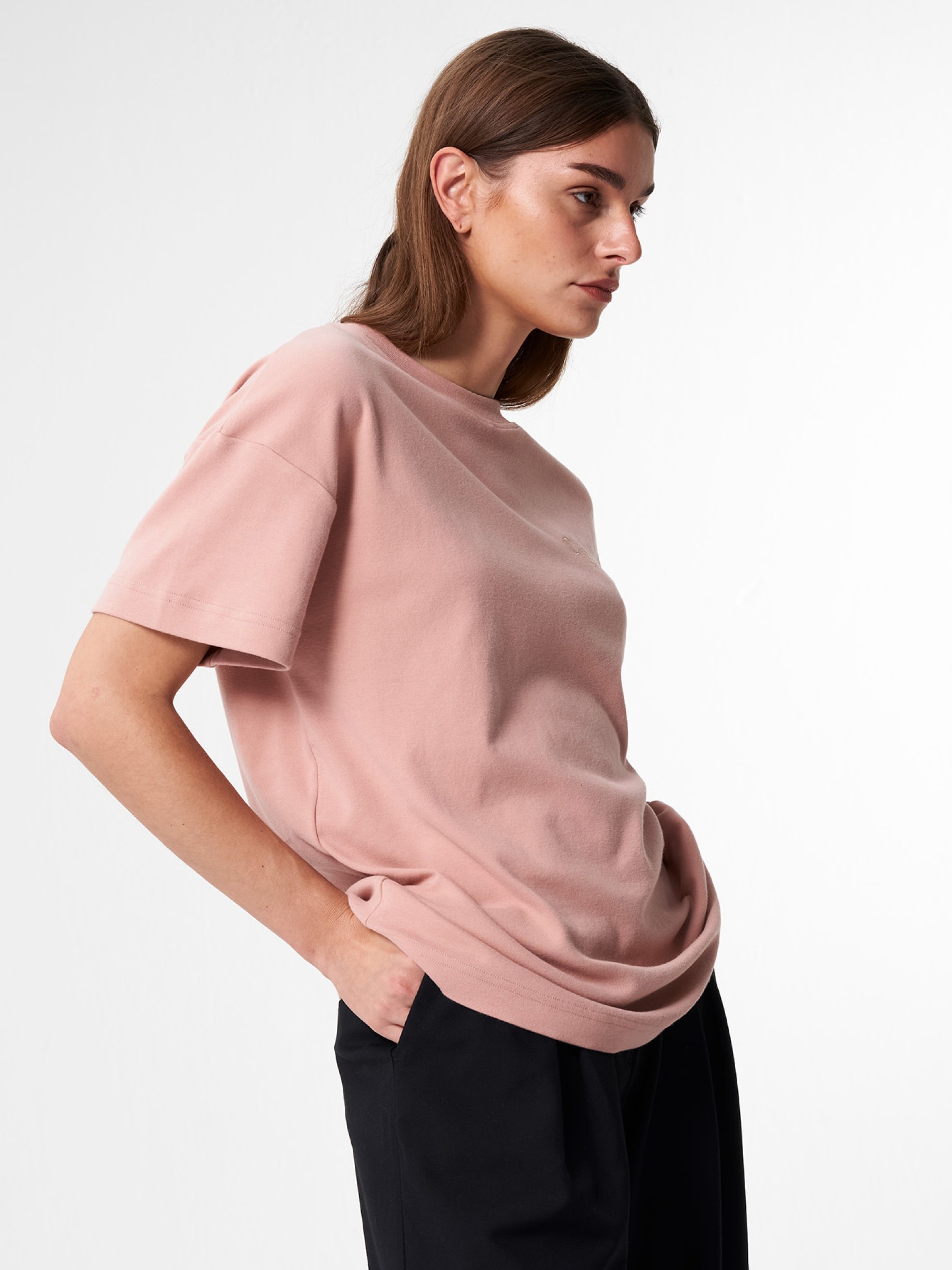 T-Shirt Unisex ash pink pinqponq