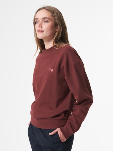 Pullover Sweatshirt Octavianus pinot red pinqponq