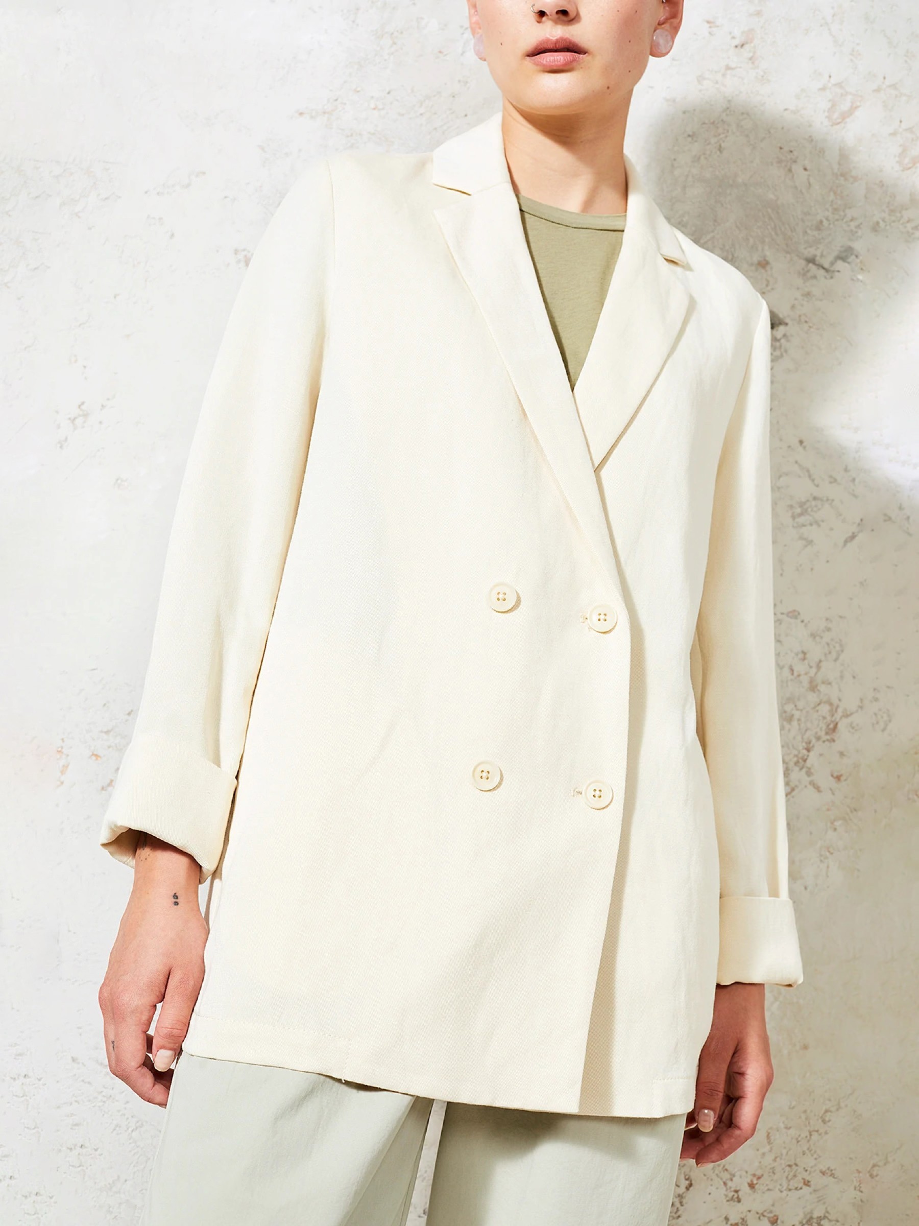 Blazer Jacket Sheean almond LangerChen