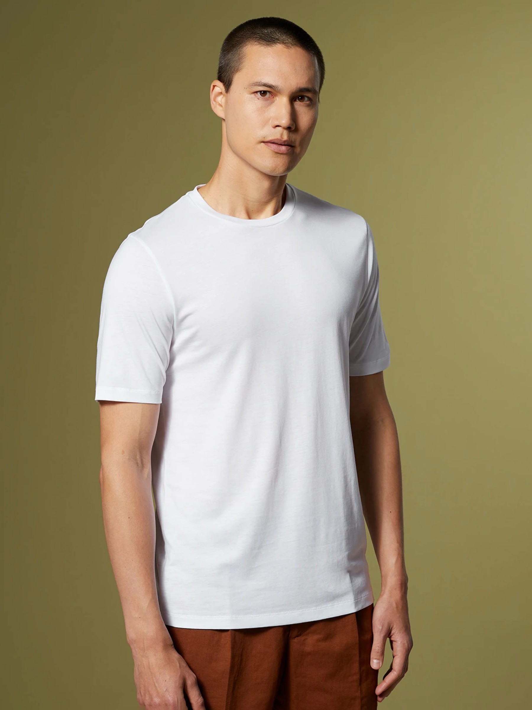 T-Shirt Iconic Tencel white FUNKTION SCHNITT