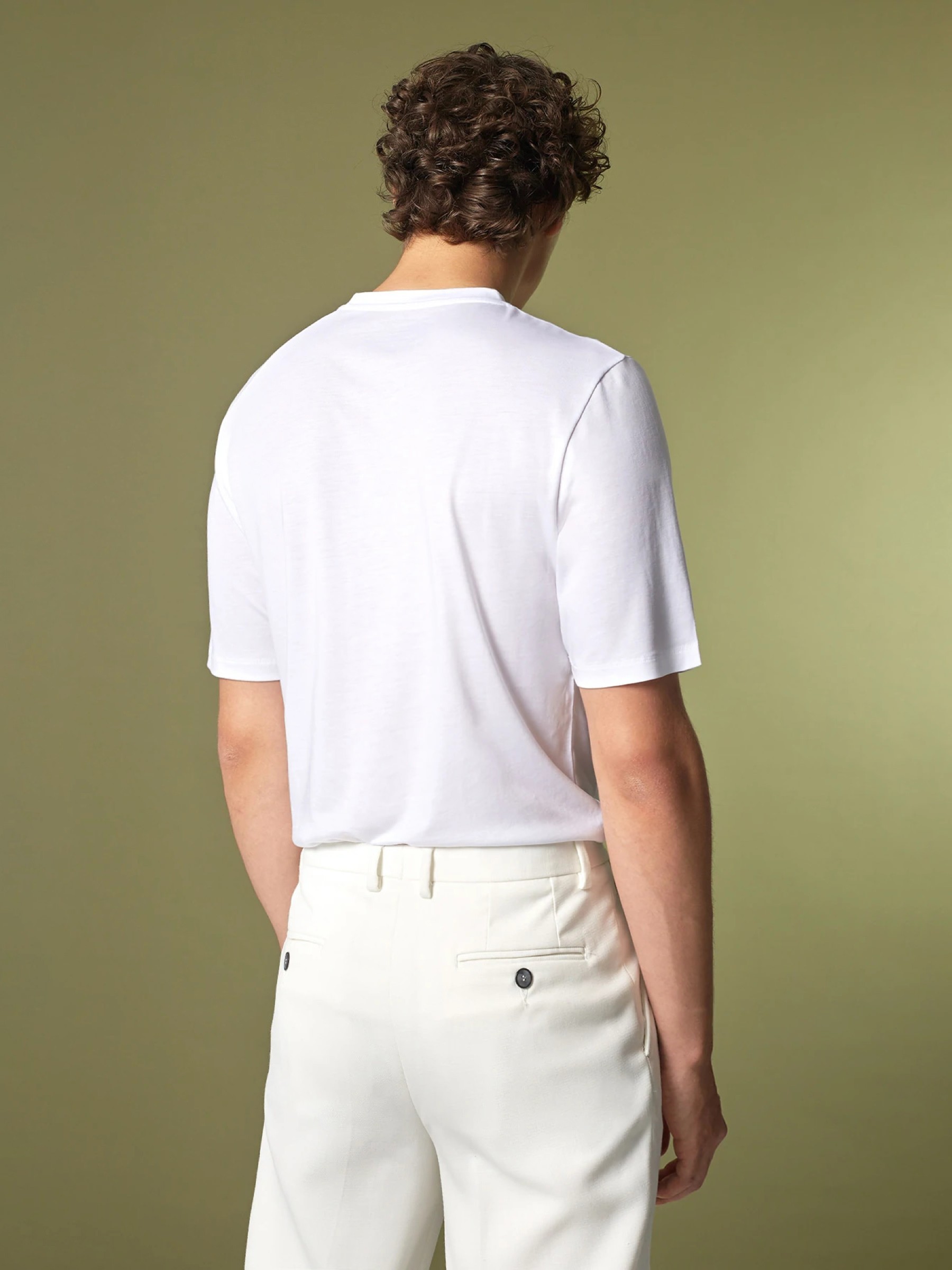 T-Shirt Iconic Tencel white FUNKTION SCHNITT