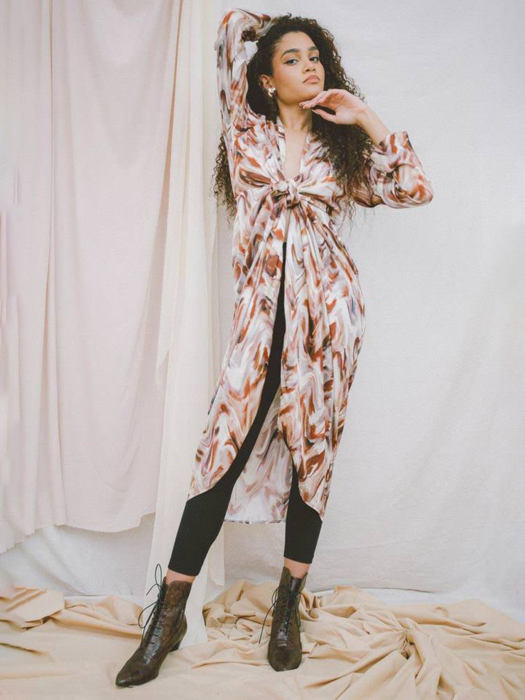 Kleid Reverse Dress print Cossac