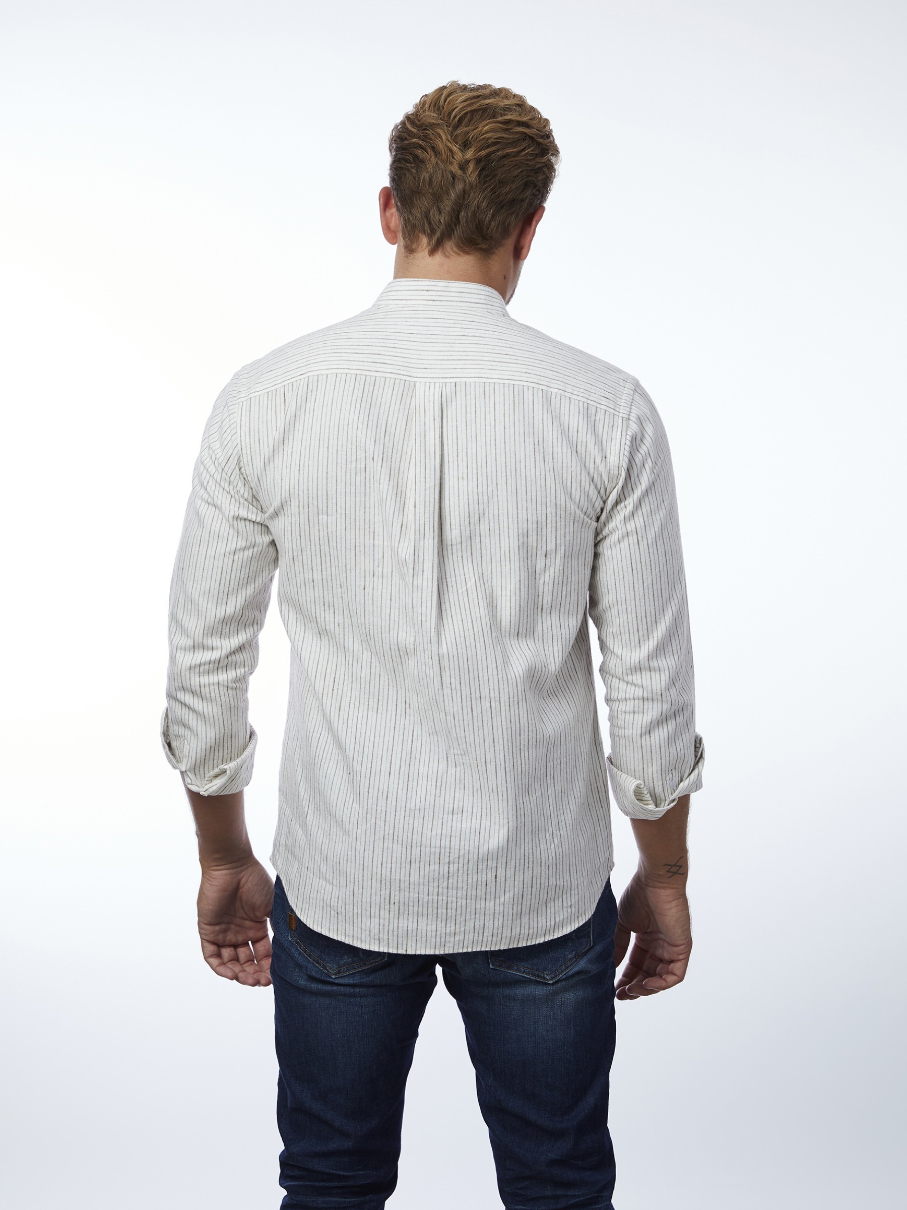 Hemd Scurido white brown Carpasus