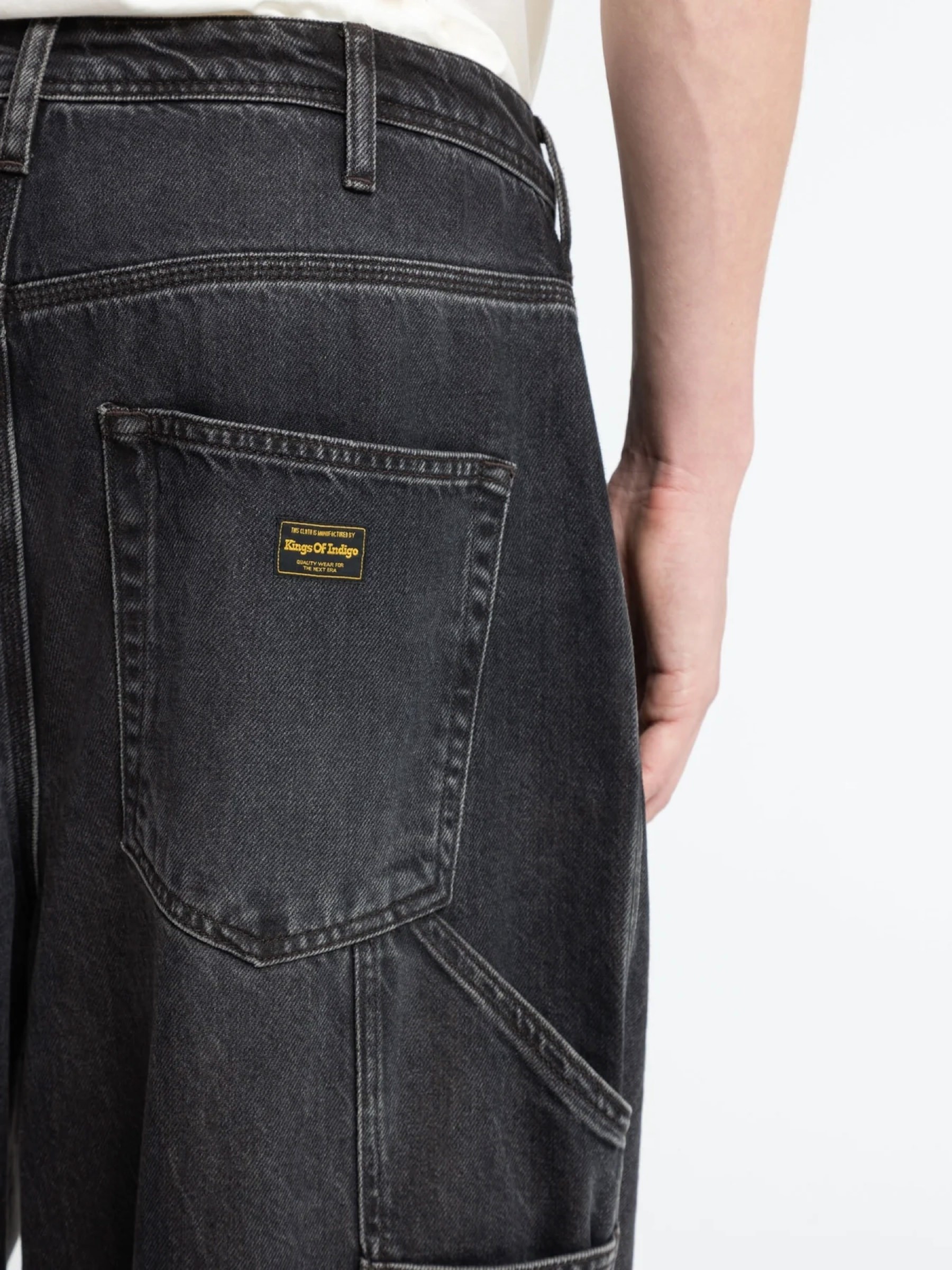 Hose Sabium vilma brown black worn Kings of Indigo – K.O.I.