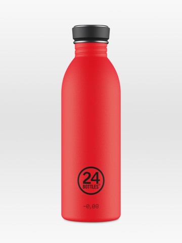 Trinkflasche Urban hot red 24Bottles