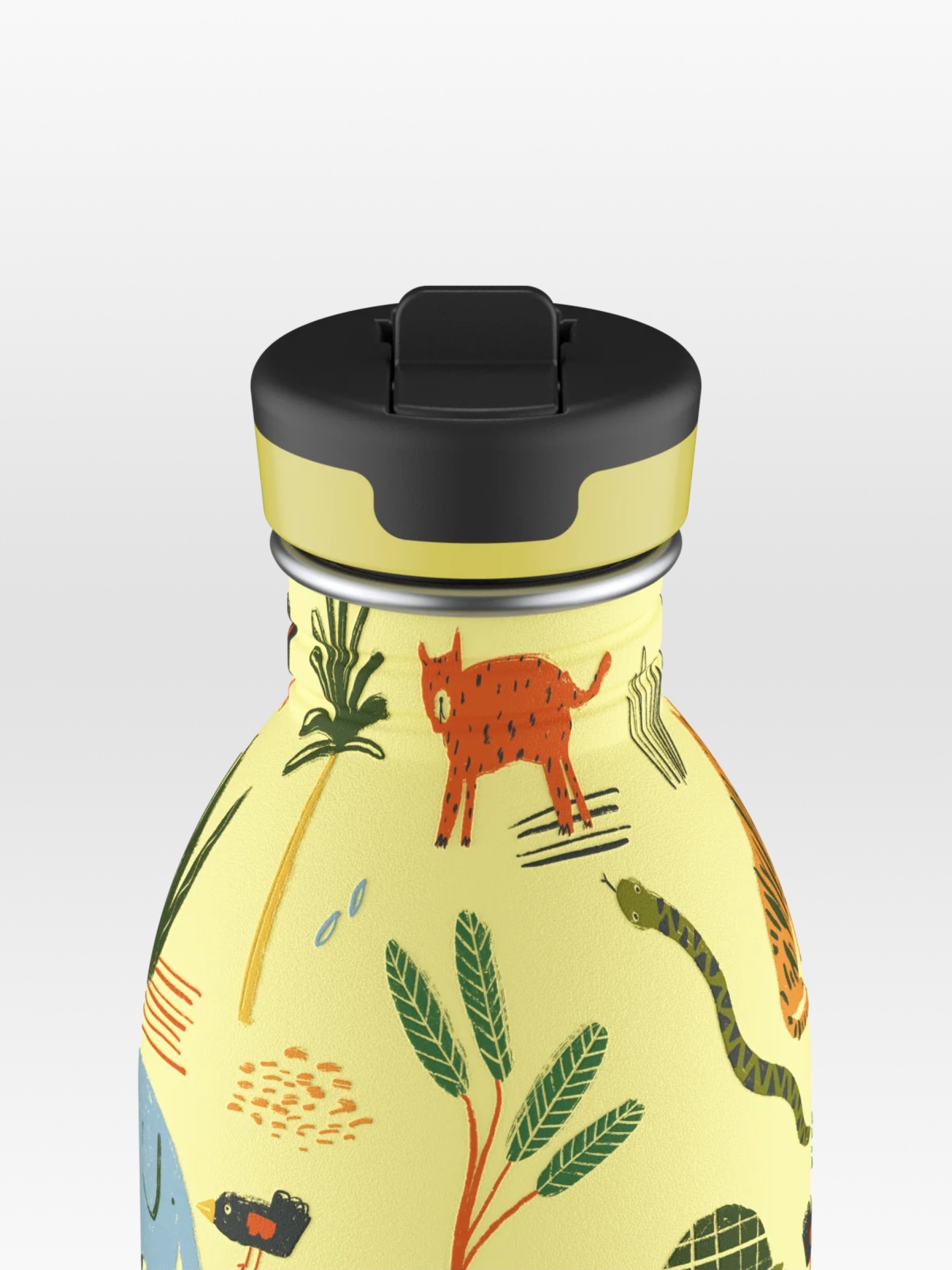 Trinkflasche Urban stone jungle friends Sportdeckel 24Bottles