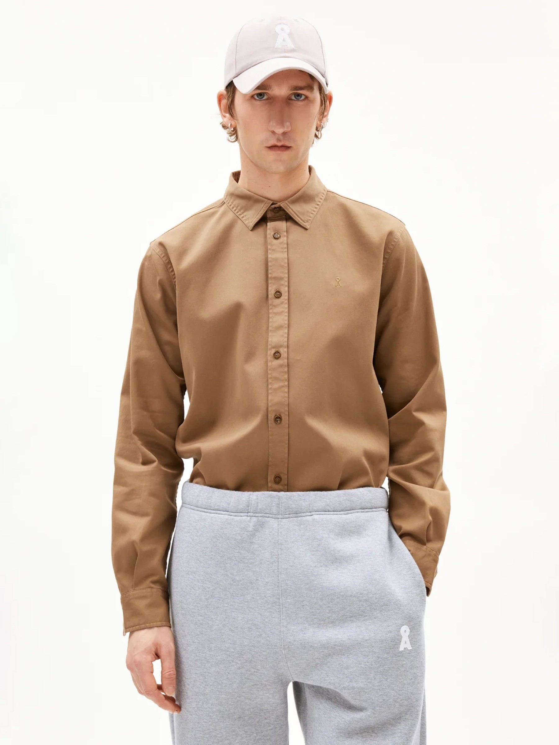 Hemd Giaalo Overshirt light oak Armedangels