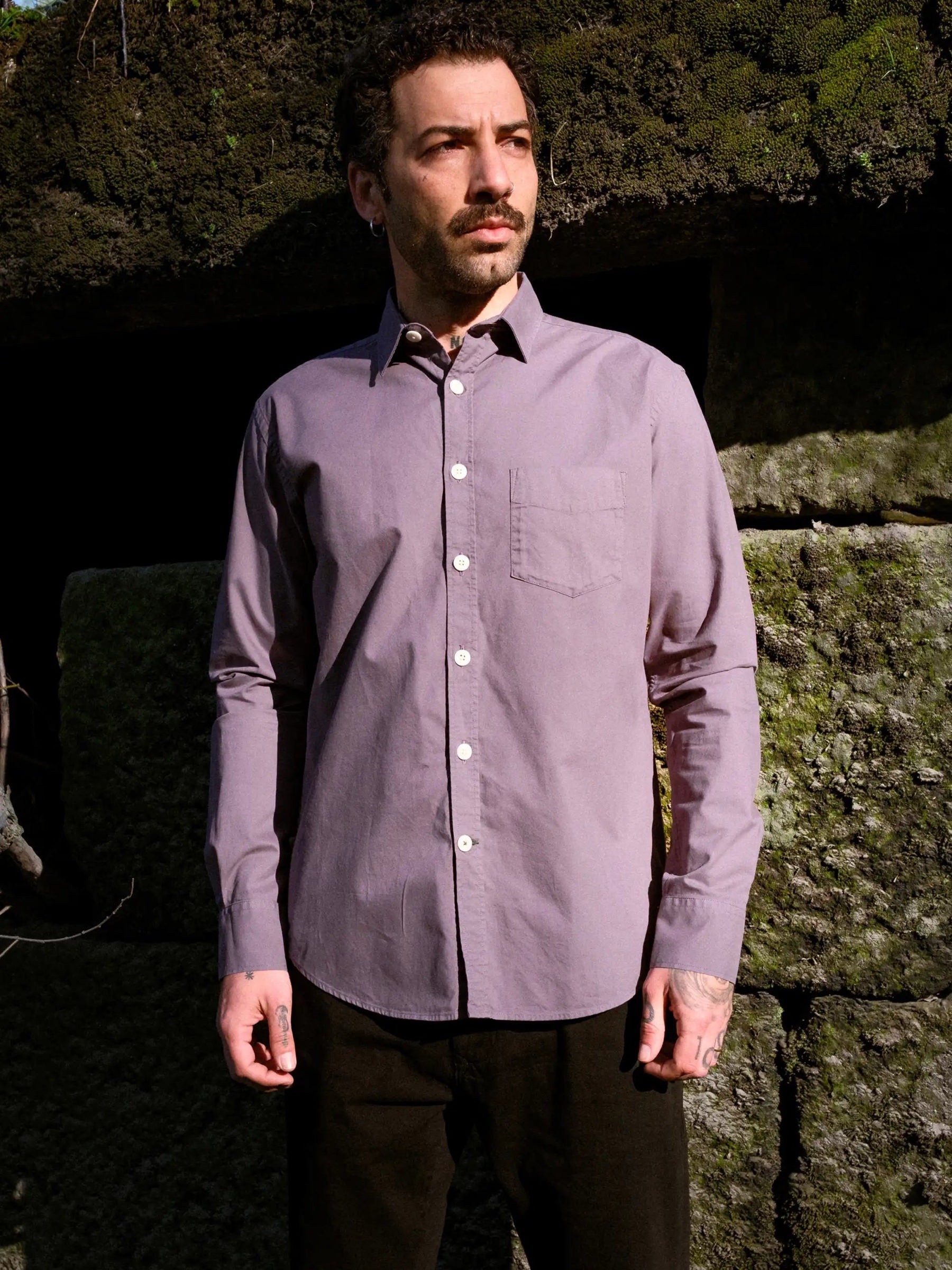 Hemd Shirt Erva plum Carpasus