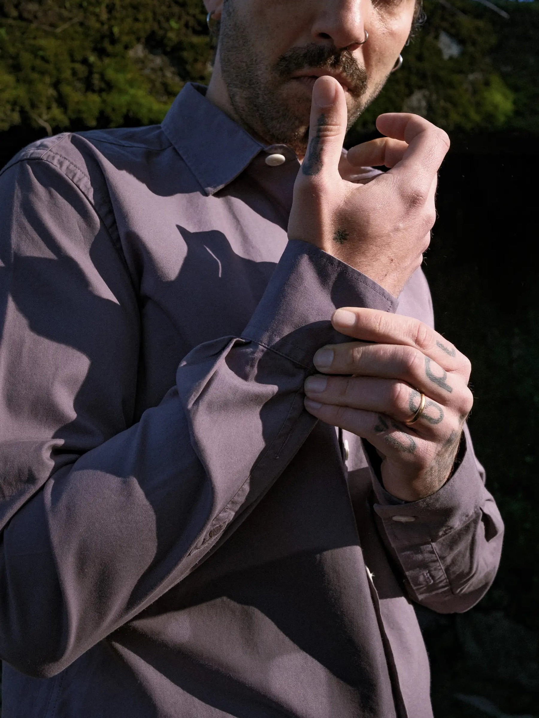 Hemd Shirt Erva plum Carpasus