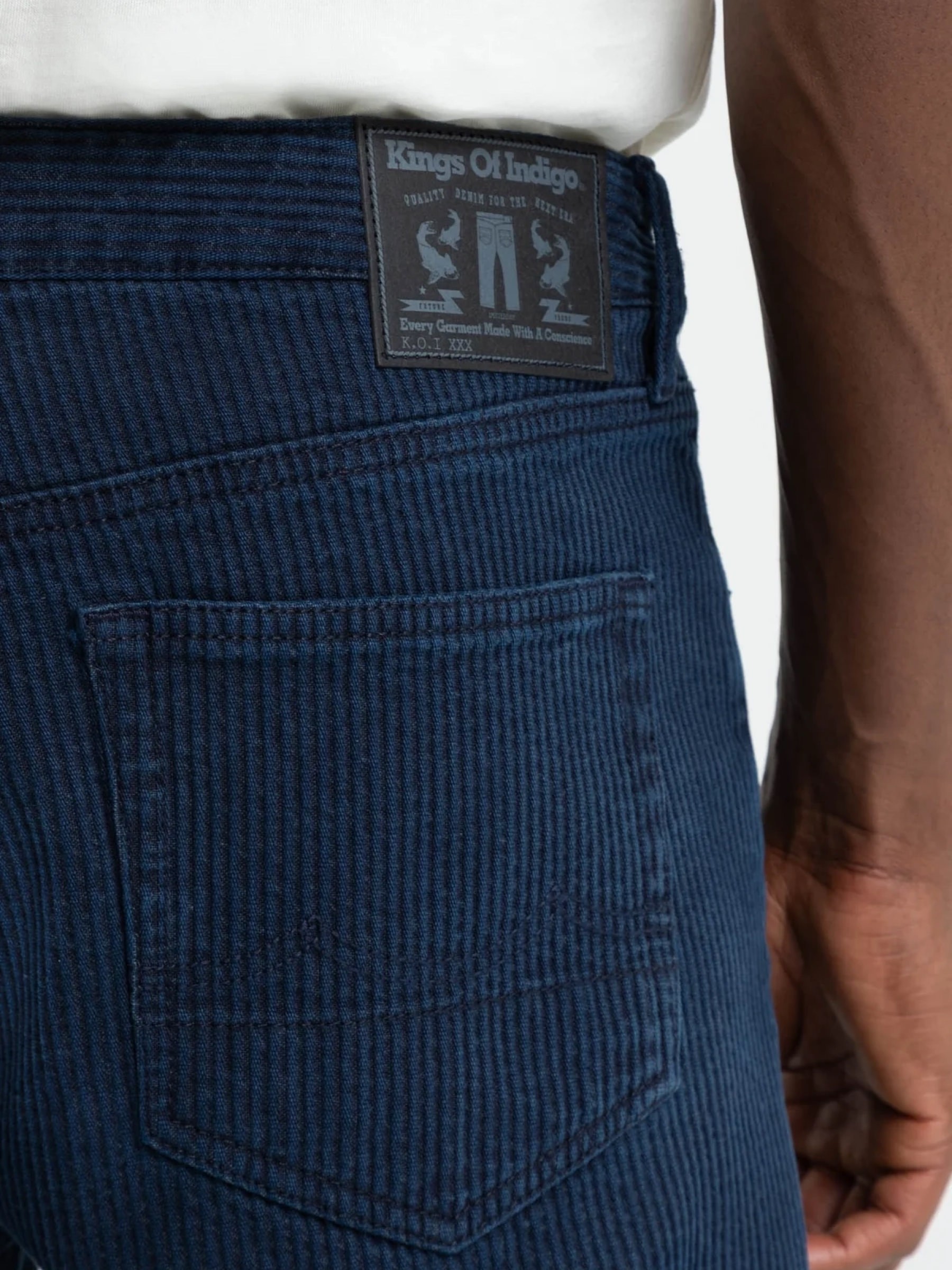 Hose Sushan mid indigo cord Kings of Indigo – K.O.I.