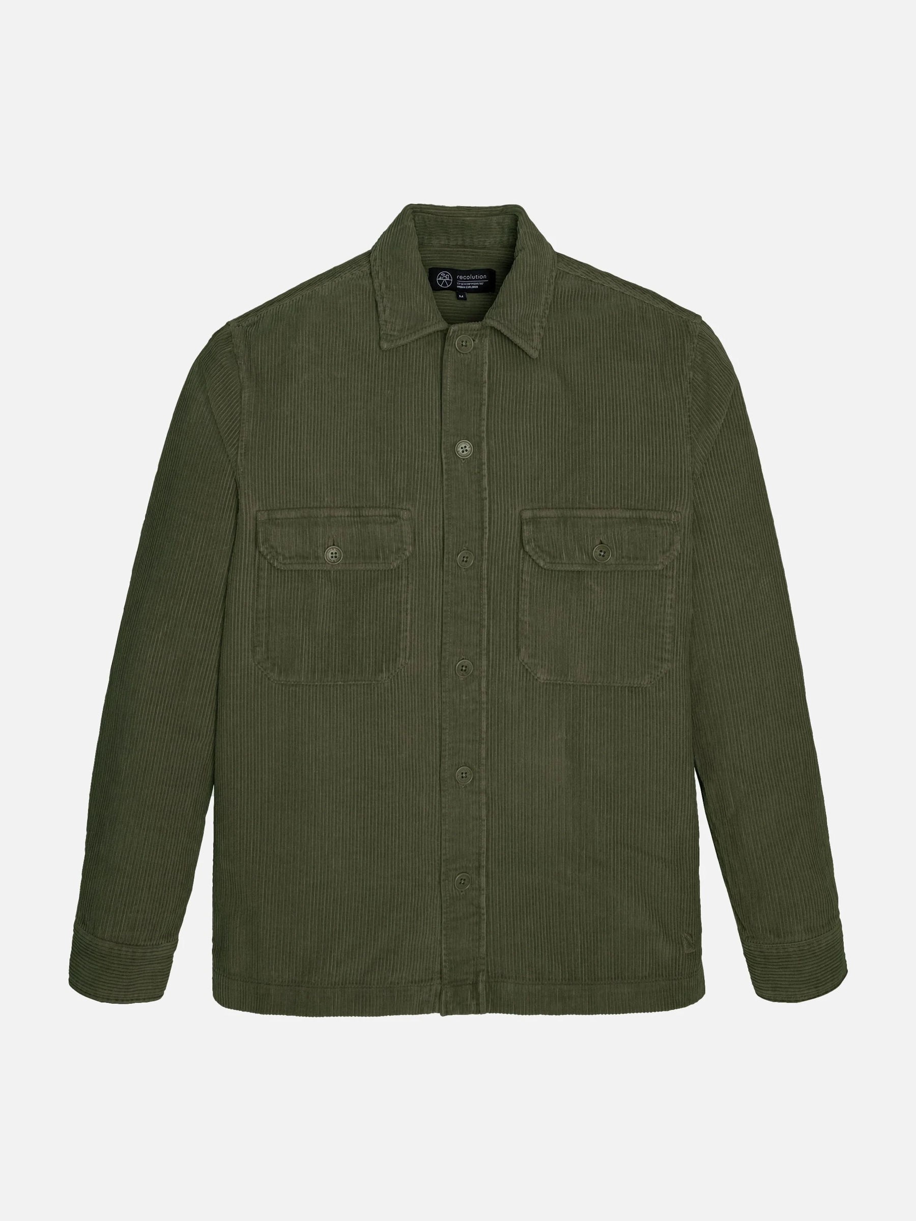 Hemd Overshirt Albuca olive Recolution