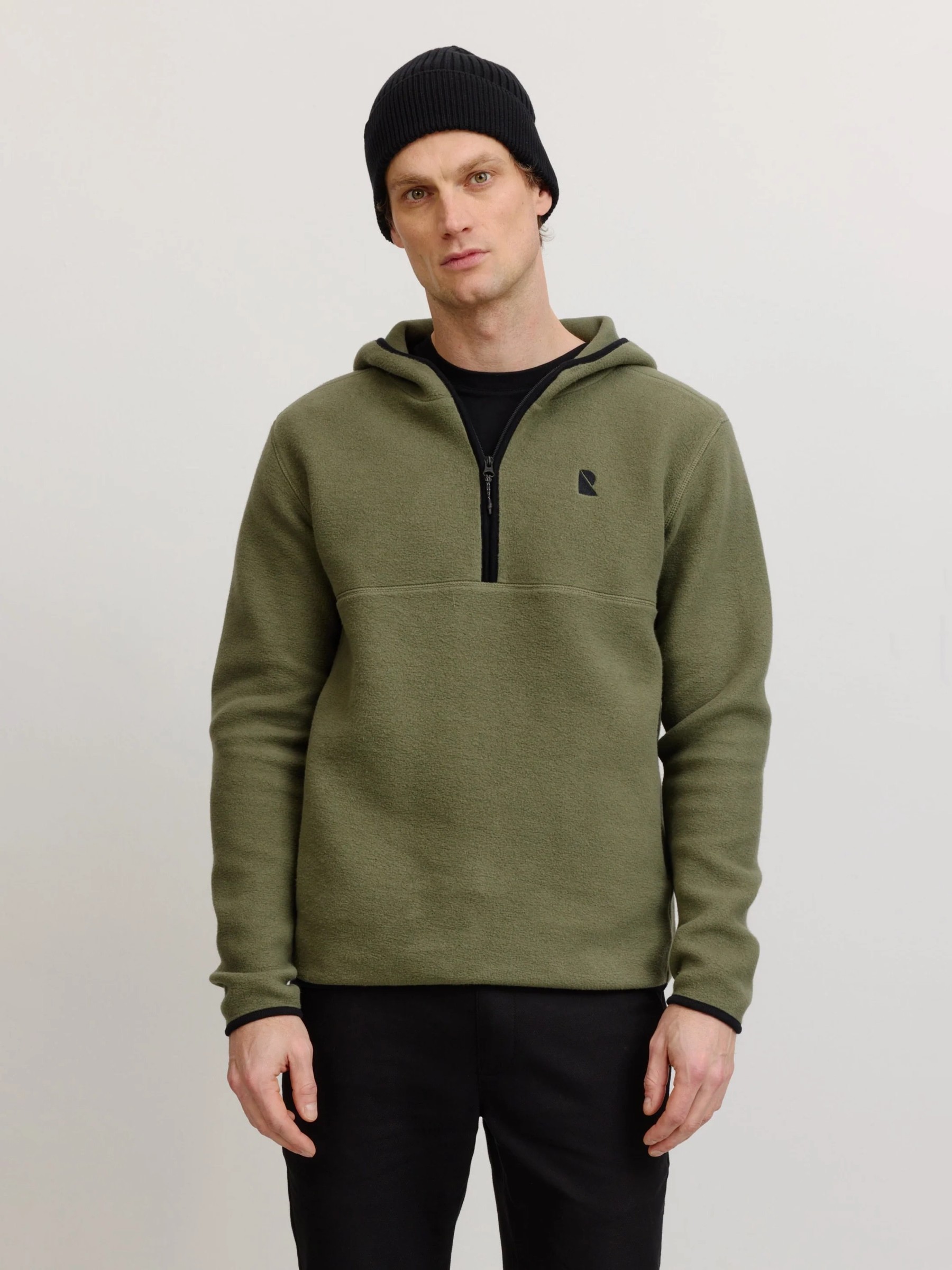 Kapuzenpullover Hoodie Caimito dark khaki Recolution