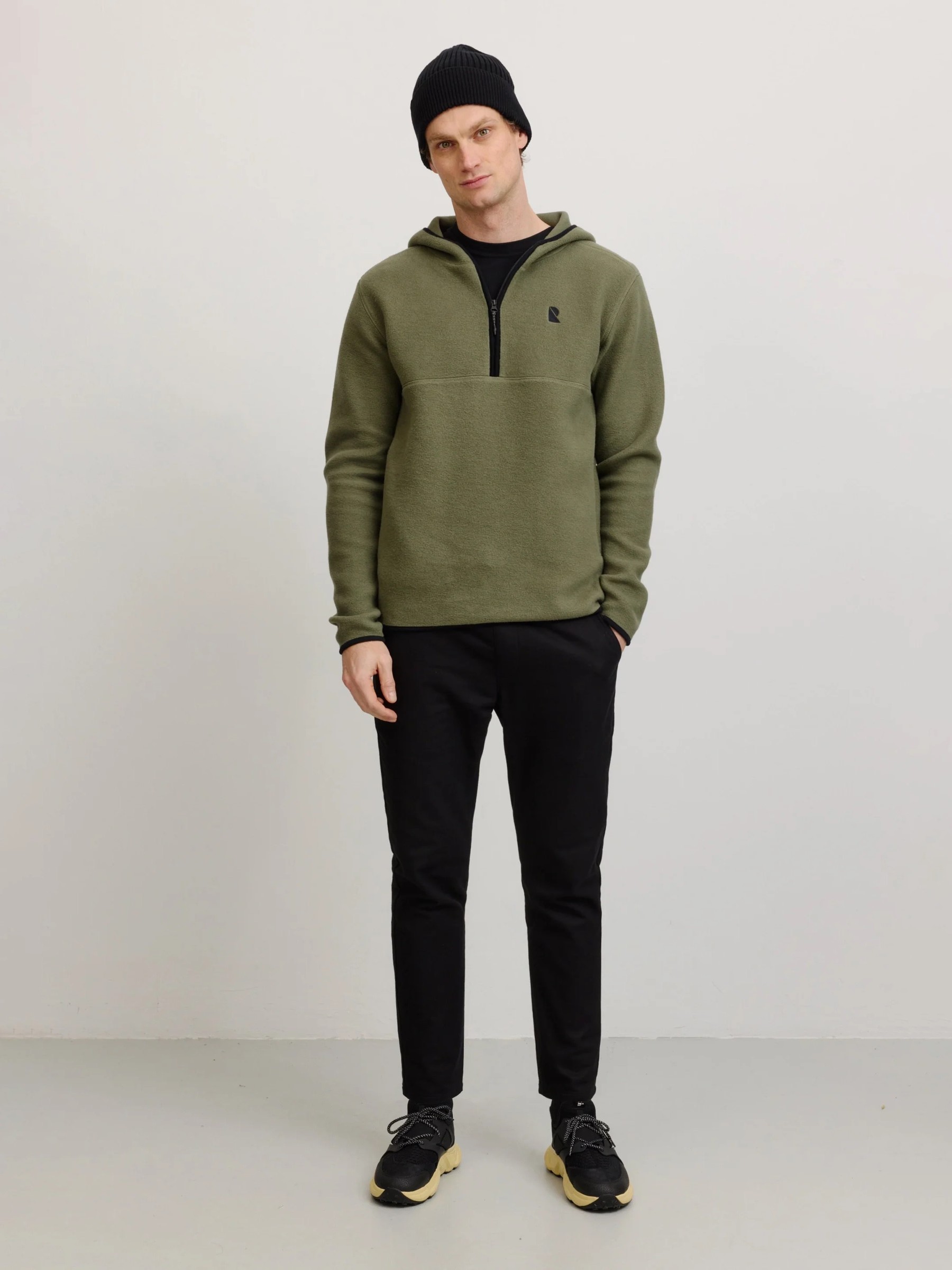 Kapuzenpullover Hoodie Caimito dark khaki Recolution