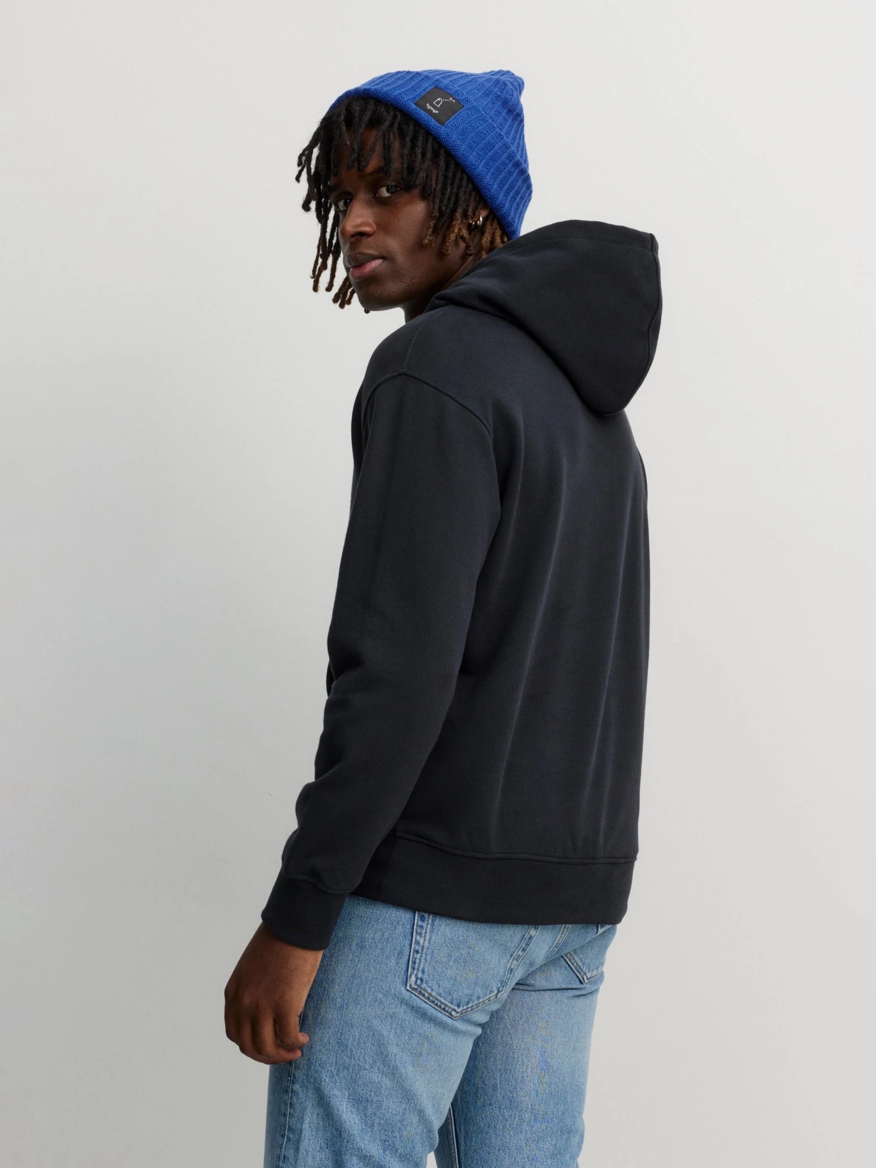 Kapuzenpullover Hoodie Olive Geisterfahrer:in black Recolution