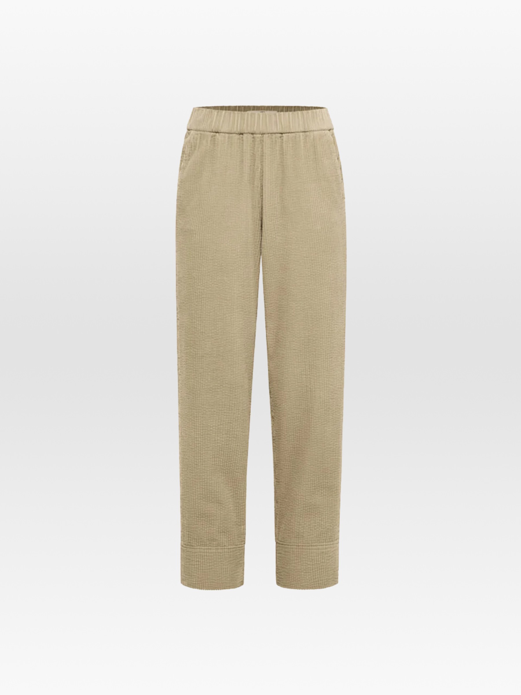 Kord Hose mit Gummizug GOTS dark stone Lanius