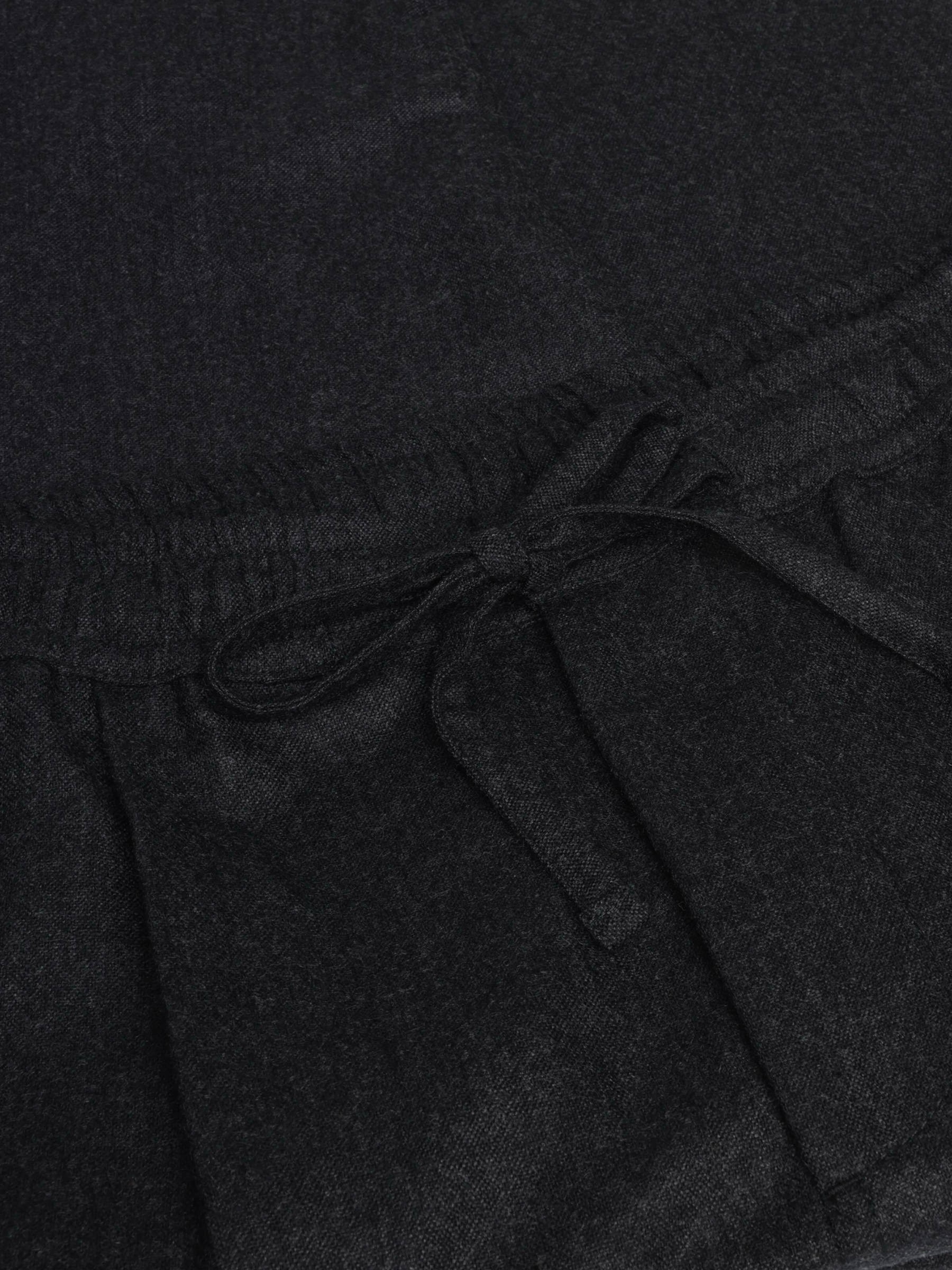 Hose Merino Wool Fig Slacks dark grey melange Knowledge Cotton Apparel
