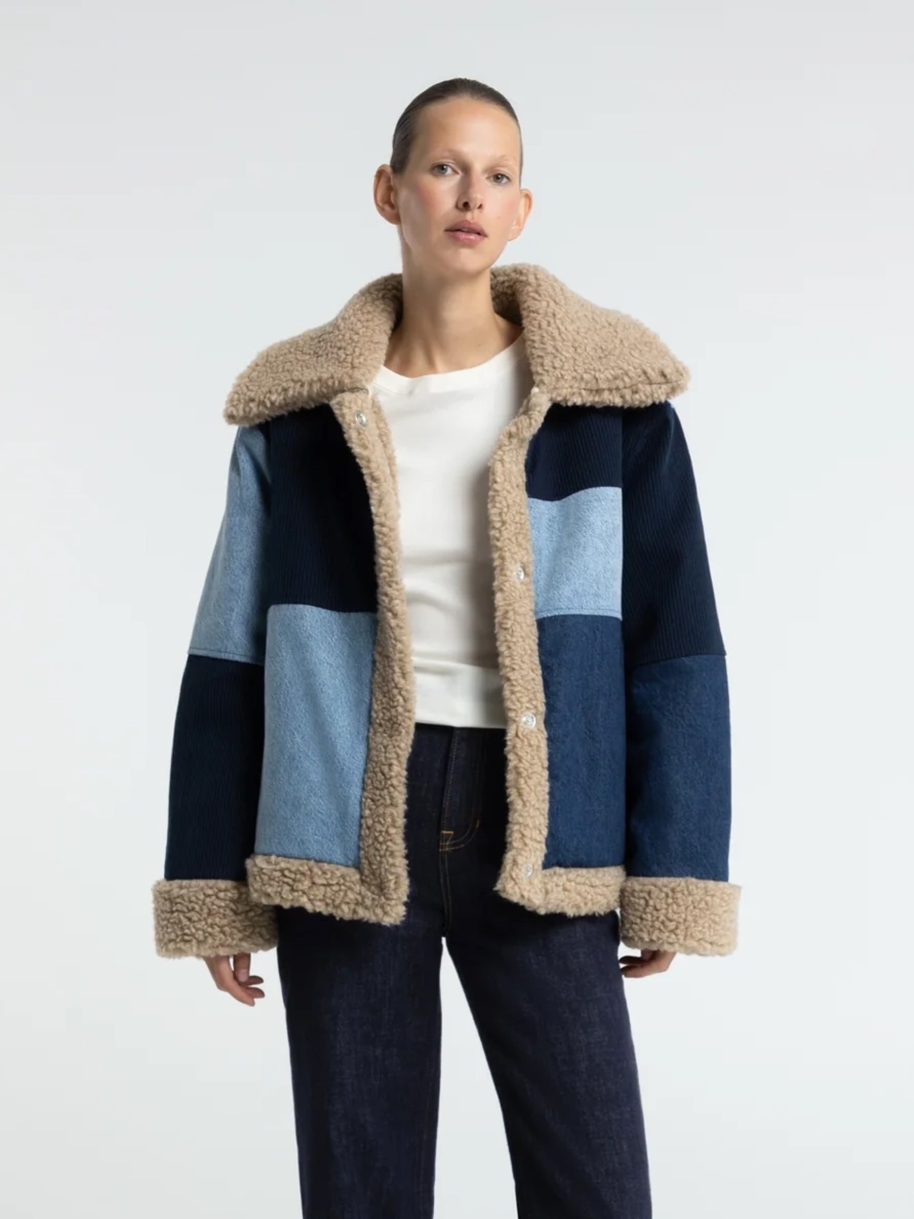Jacke Teiou patchwork denim Kings of Indigo – K.O.I.