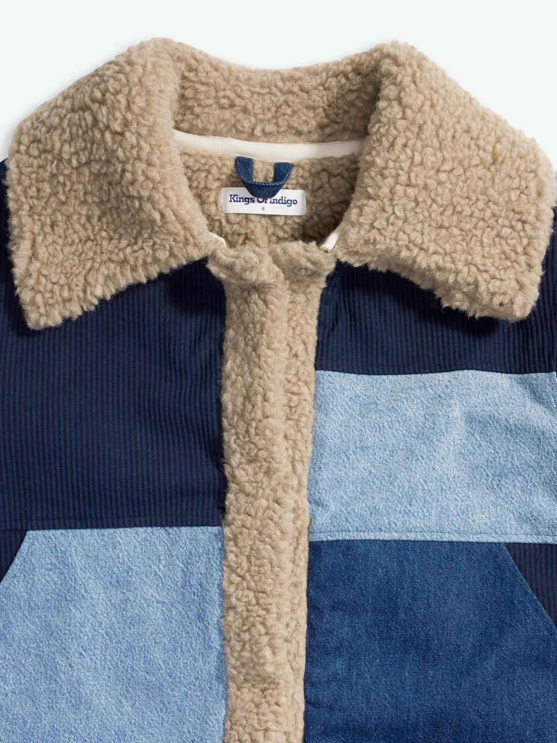 Jacke Teiou patchwork denim Kings of Indigo – K.O.I.