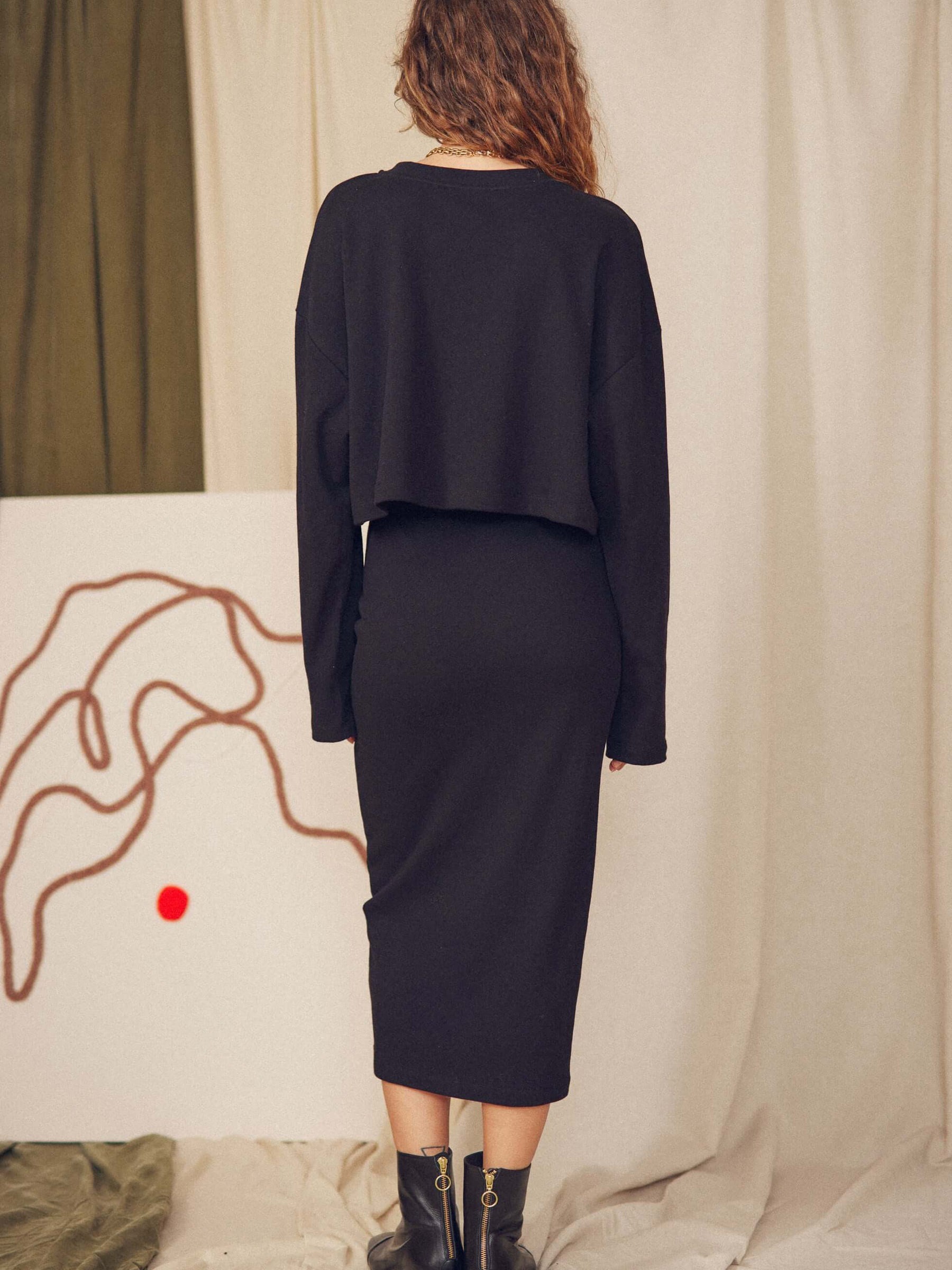 Rock Midi Skirt black Cossac