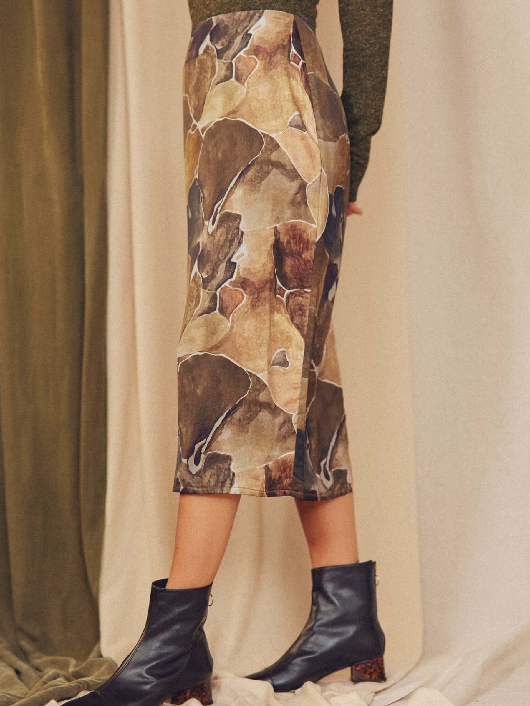 Rock Pencil Skirt print Cossac