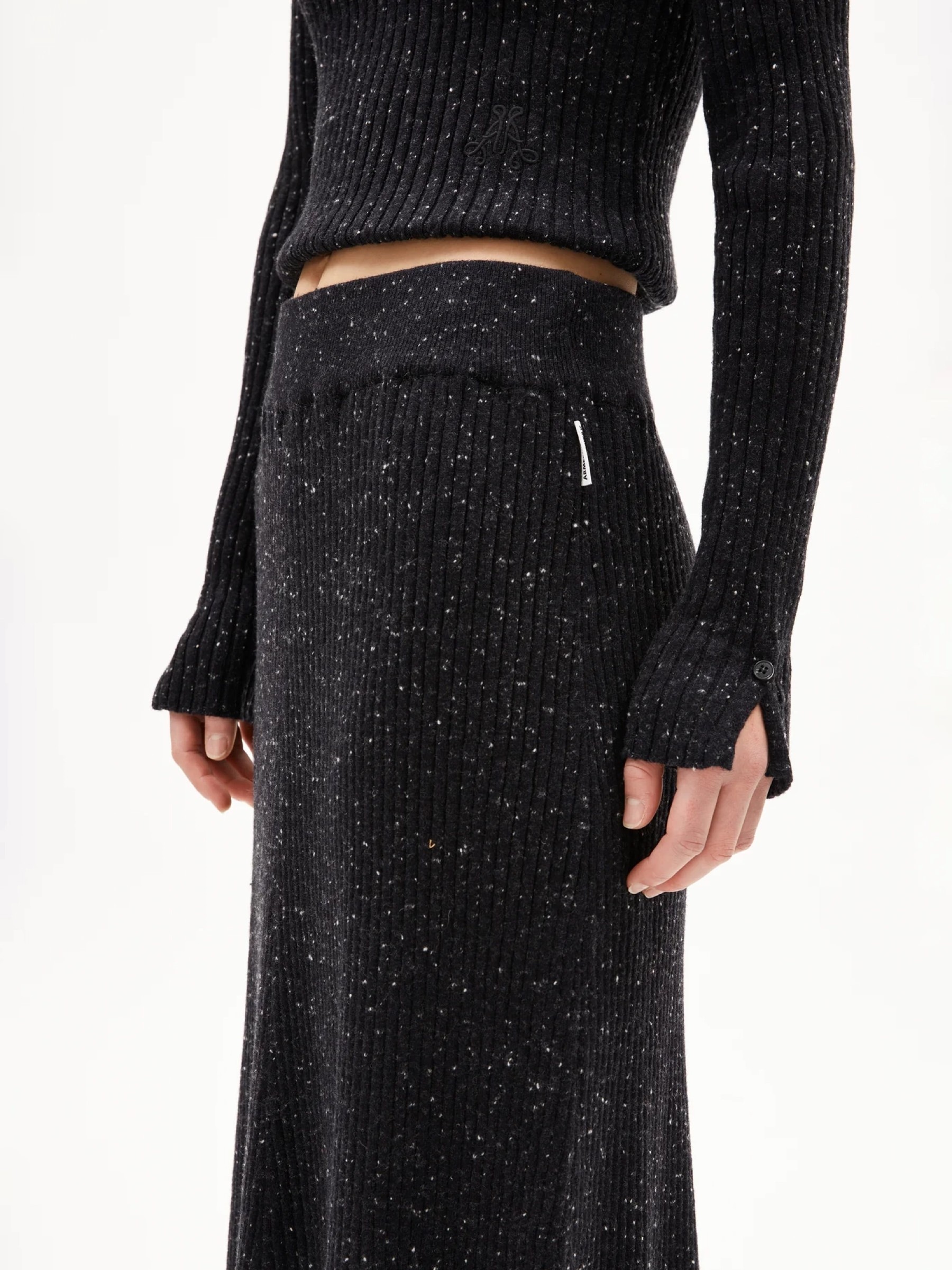 Rock Hanaa Tweed black-oatmilk Armedangels