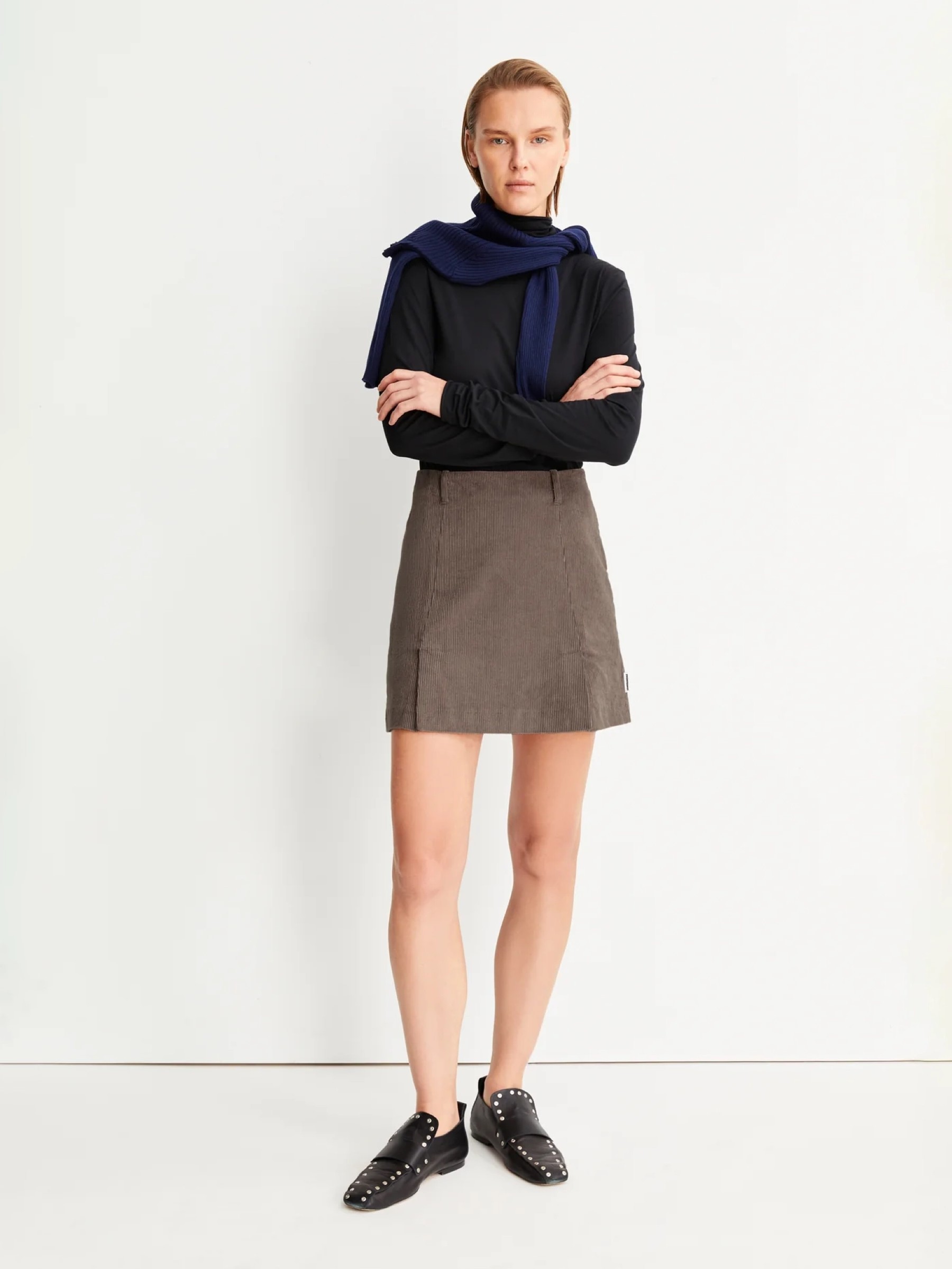 Rock Zalaiaa Corduroy walnut cream Armedangels