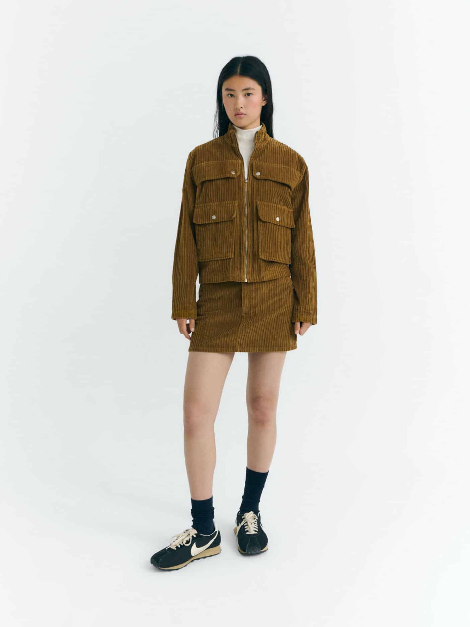 Kordjacke Celia Jacket light oak corduroy Thinking Mu