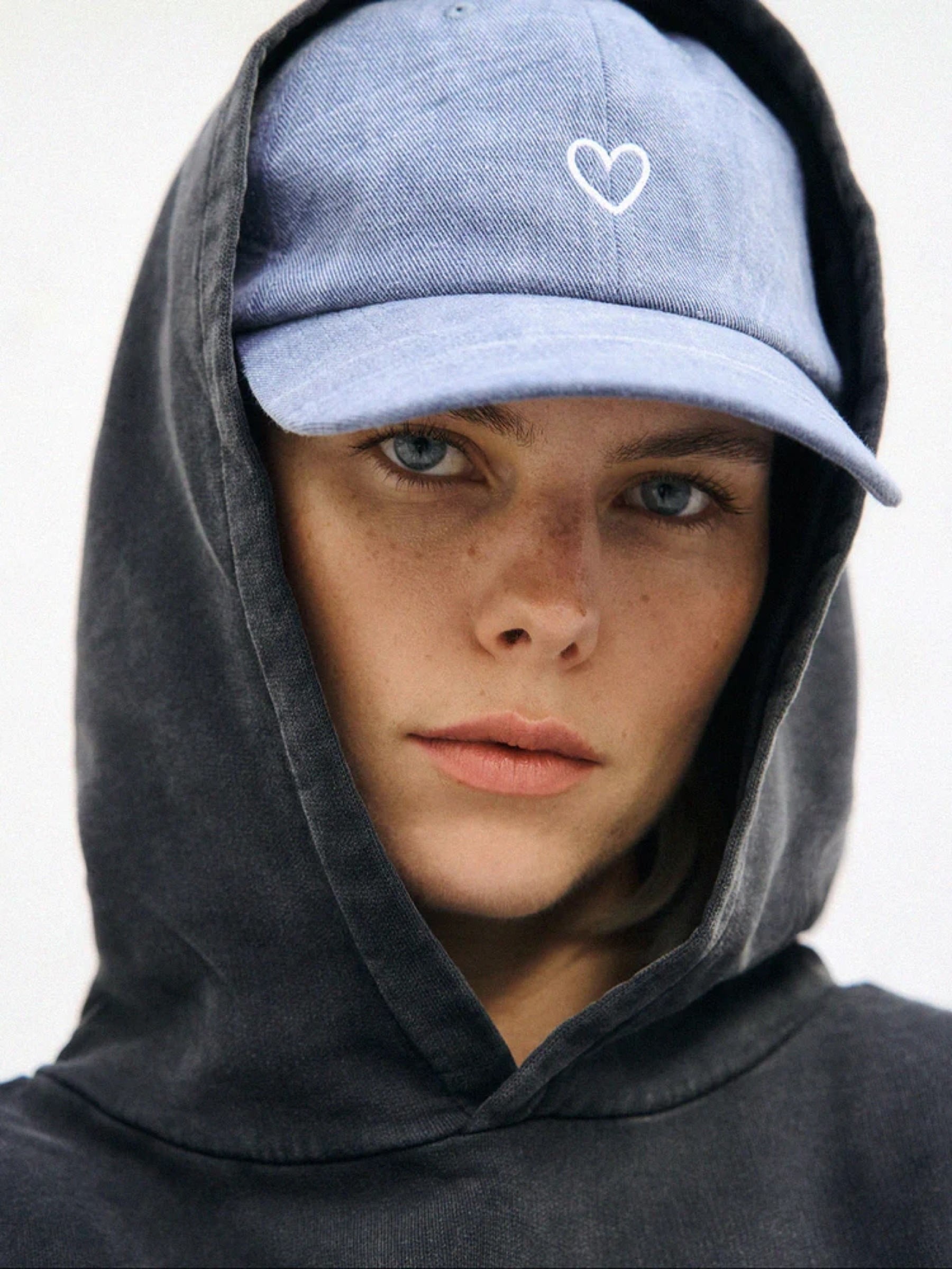 Mütze Affection Cap washed denim Rotholz