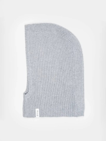 Mütze Marika Unisex Recycled Cashmere Balaclava grey calce Rifo