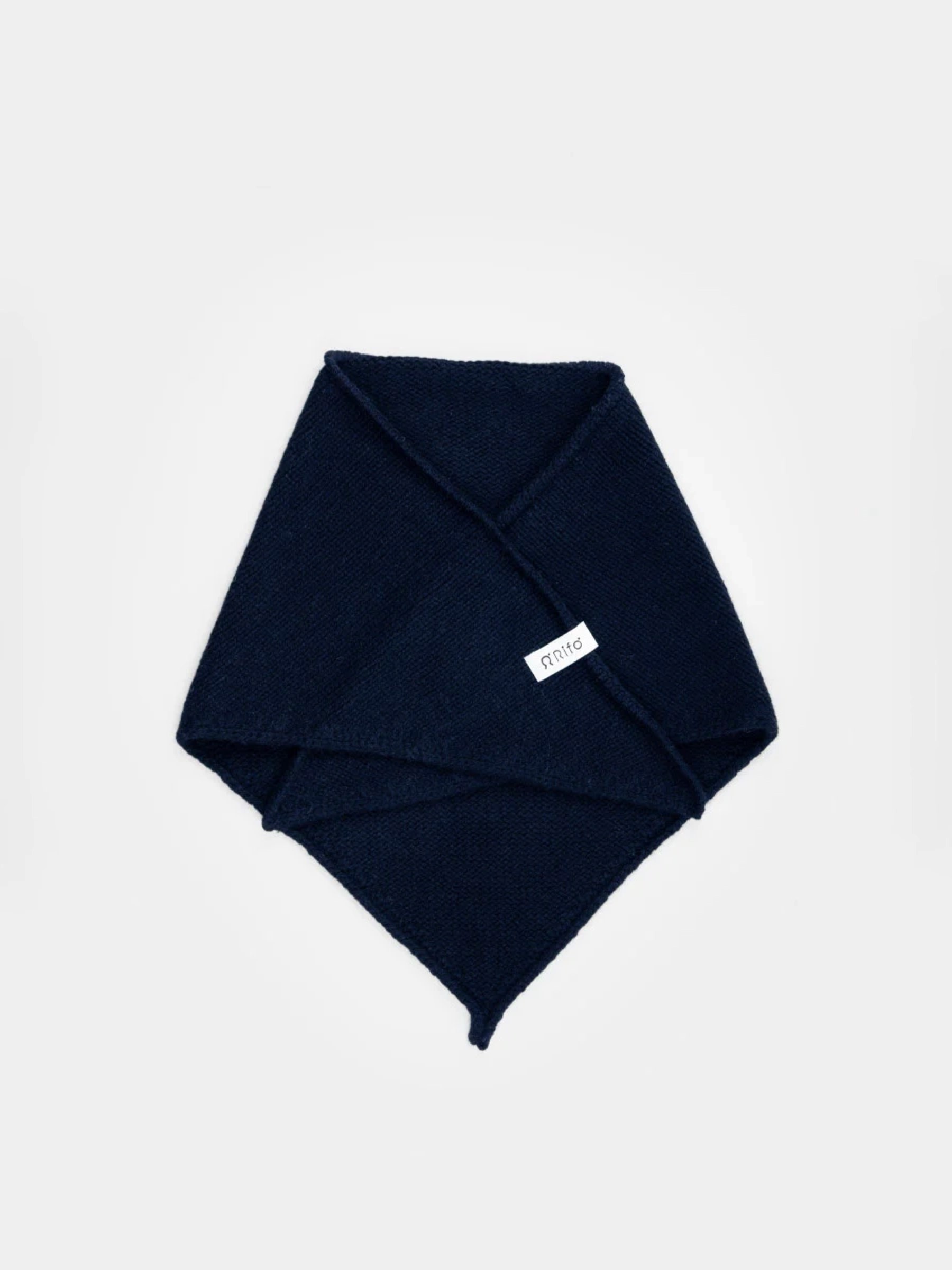 Halstuch Masha Unisex Recycled Cashmere Bandana blue mora Rifo