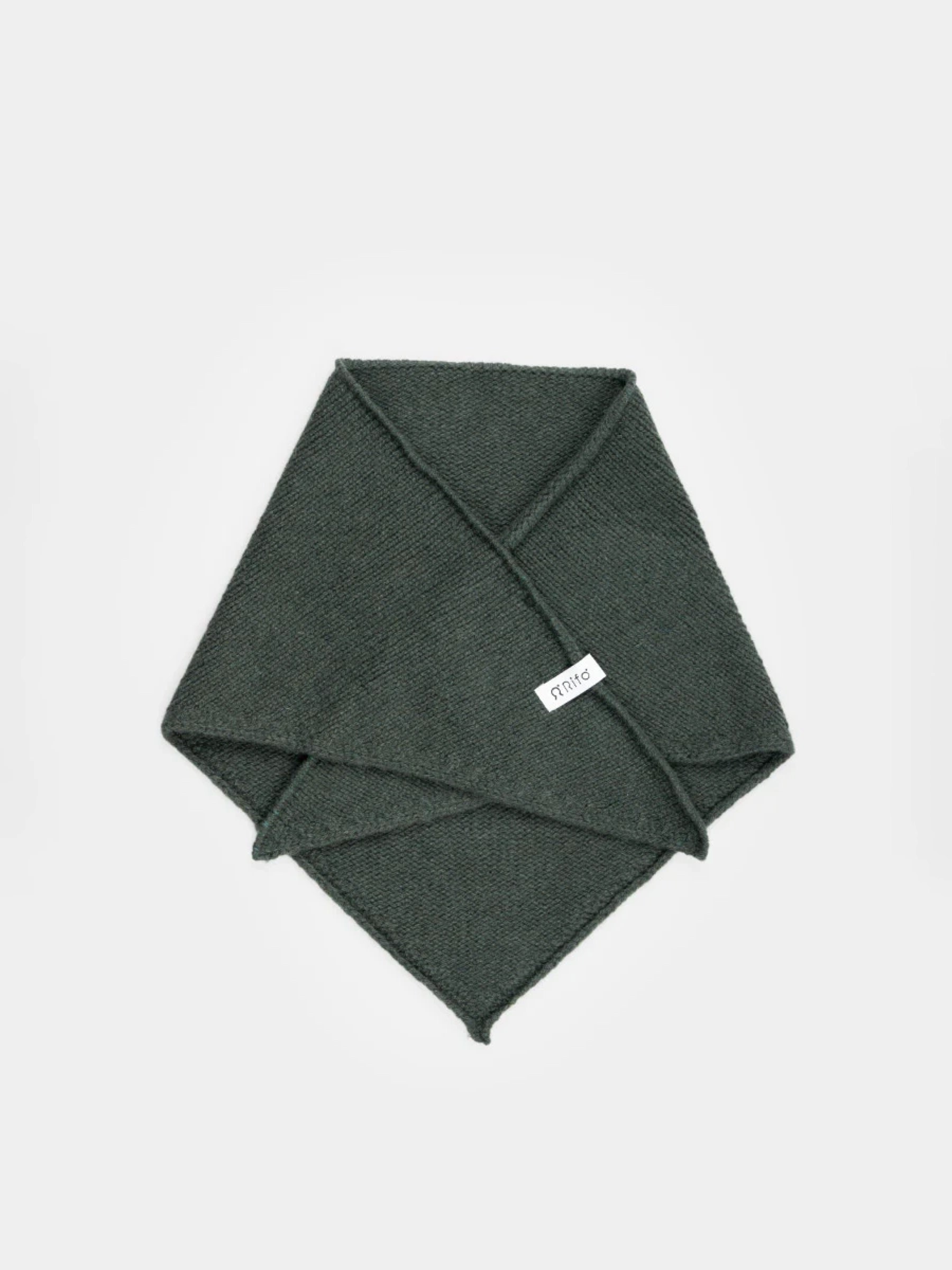 Halstuch Masha Unisex Recycled Cashmere Bandana green foresta Rifo